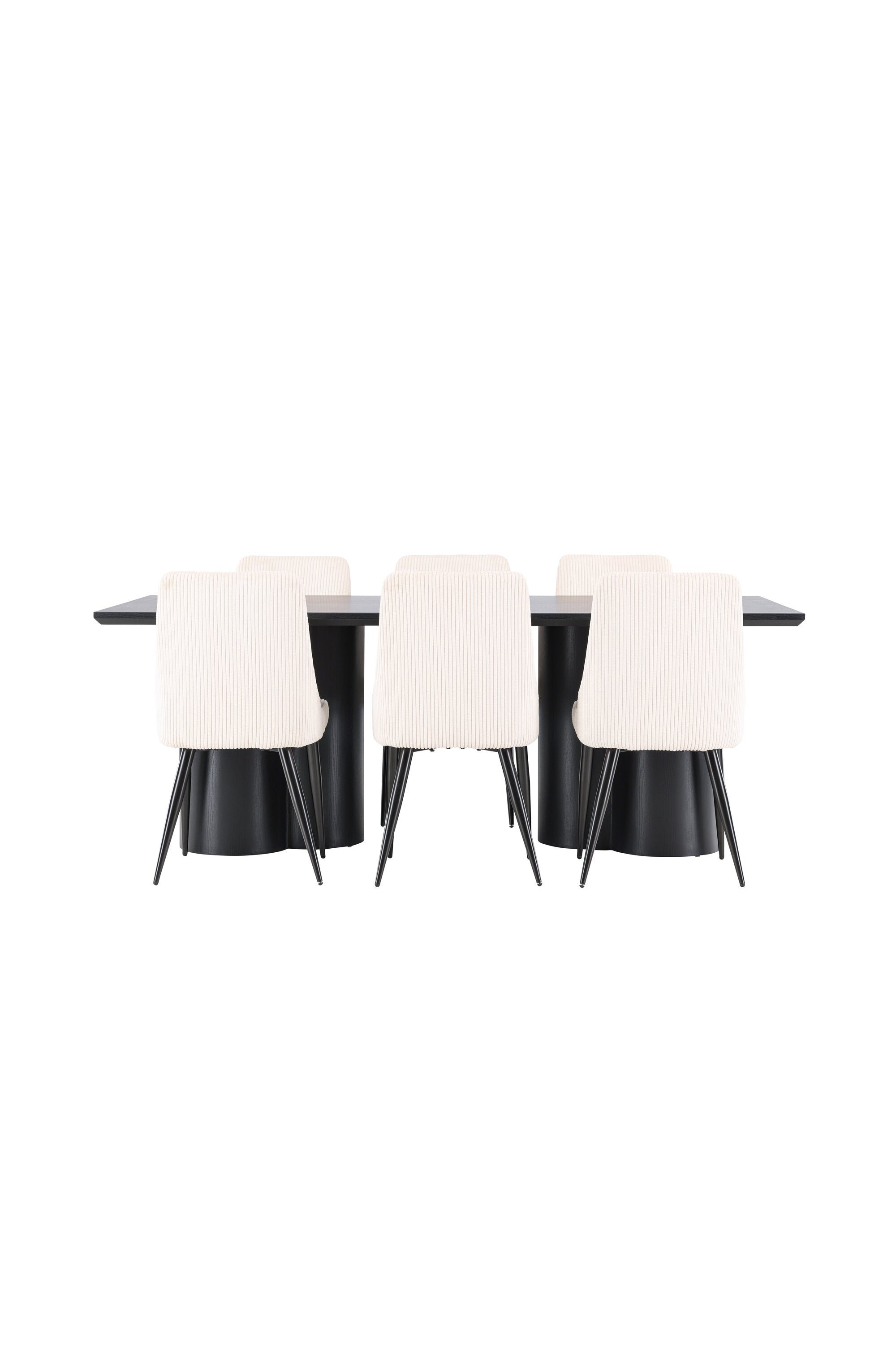 Olivia Matbord med Leone Matstol-GR Dining Set-Venture Home-peaceofhome.se