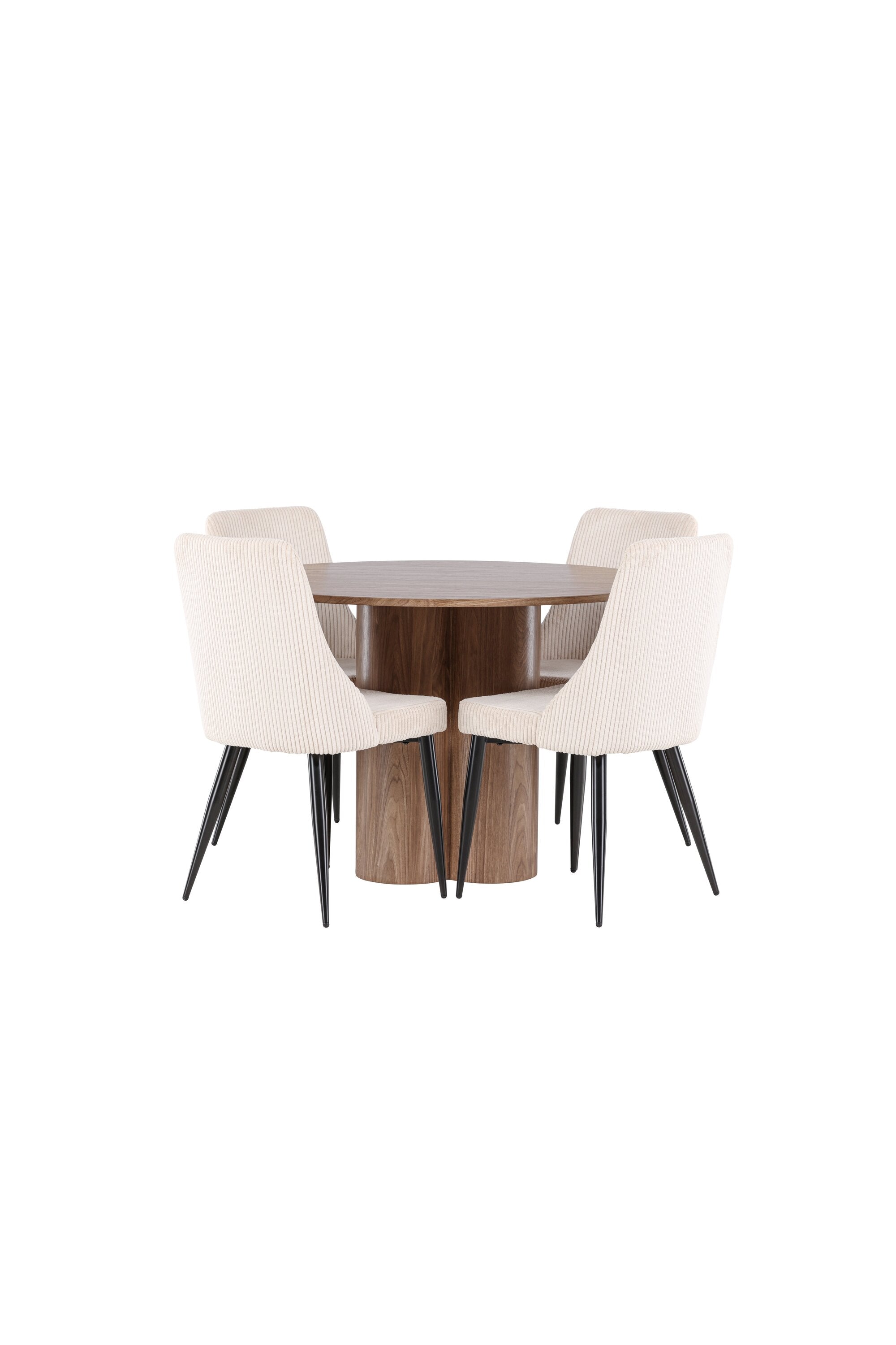 Olivia Matbord med Leone Matstol-GR Dining Set-Venture Home-peaceofhome.se