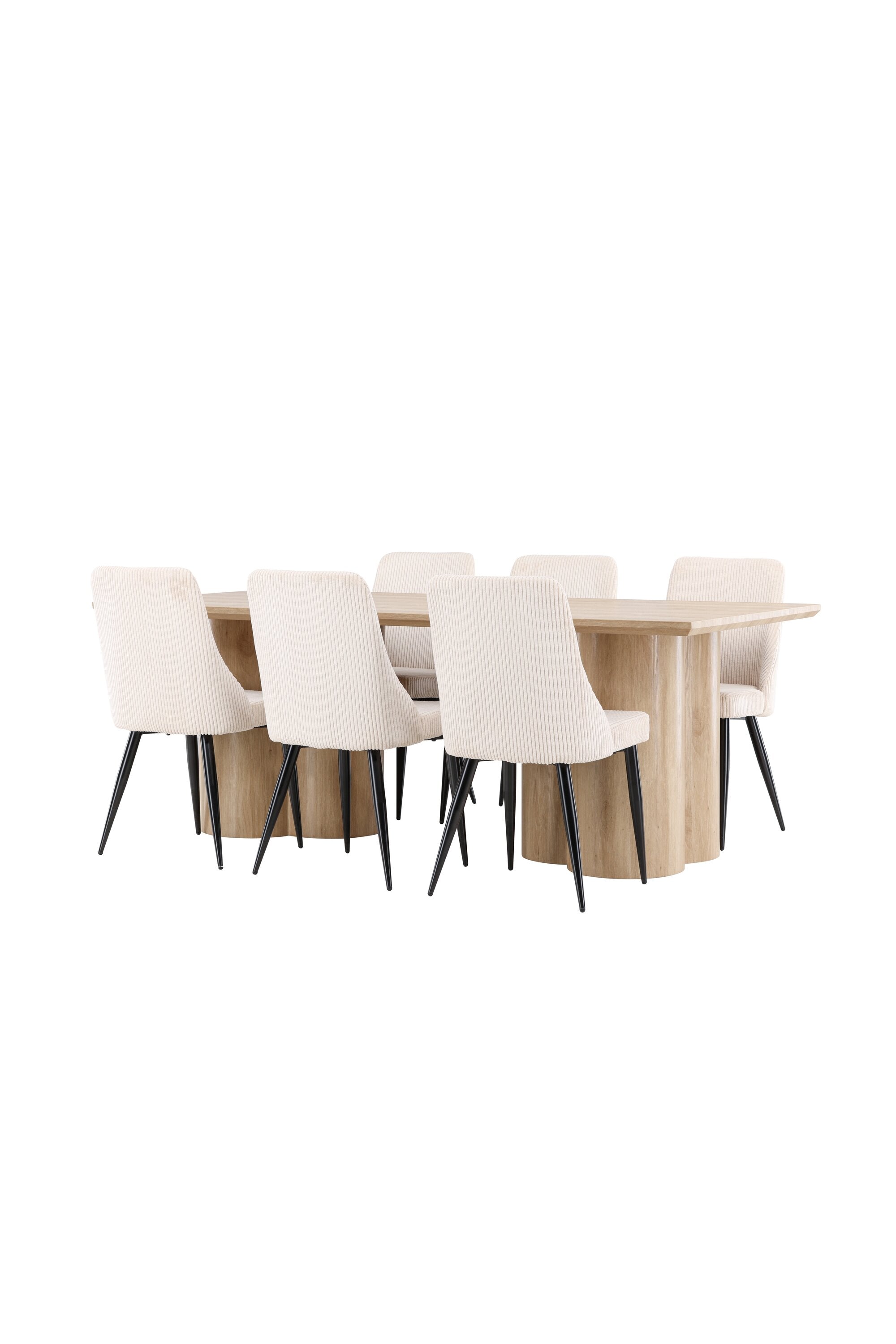 Olivia Matbord med Leone Matstol-GR Dining Set-Venture Home-peaceofhome.se