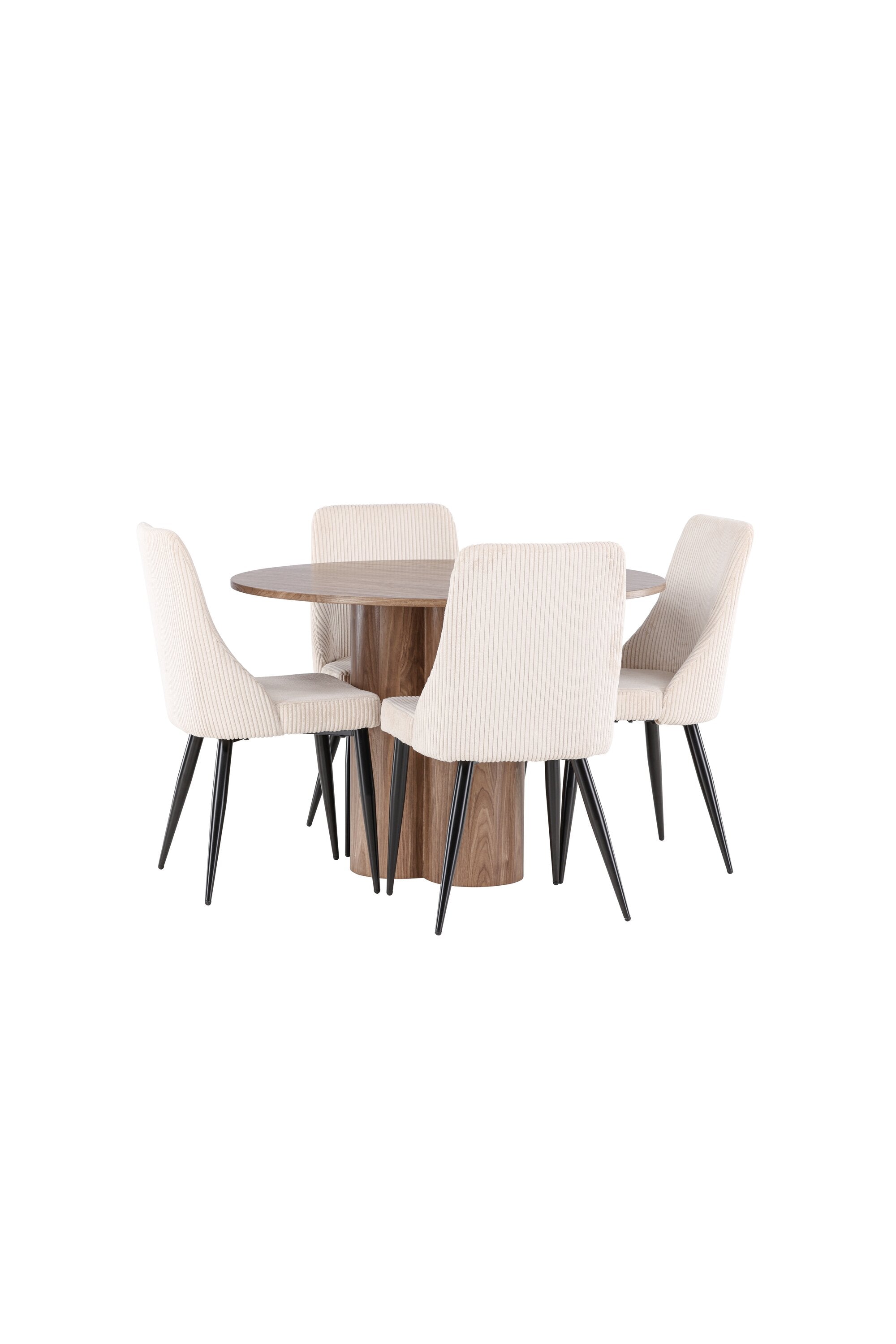 Olivia Matbord med Leone Matstol-GR Dining Set-Venture Home-peaceofhome.se