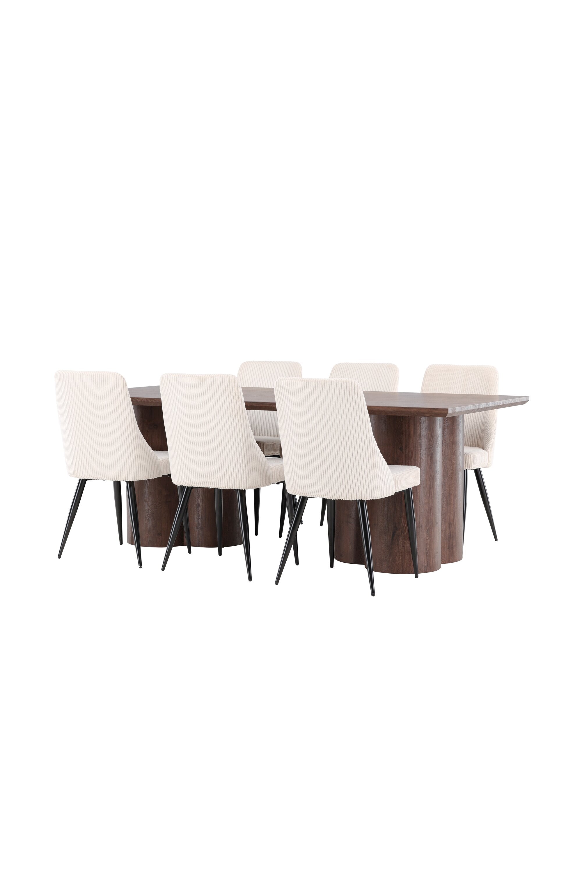 Olivia Matbord med Leone Matstol-GR Dining Set-Venture Home-peaceofhome.se