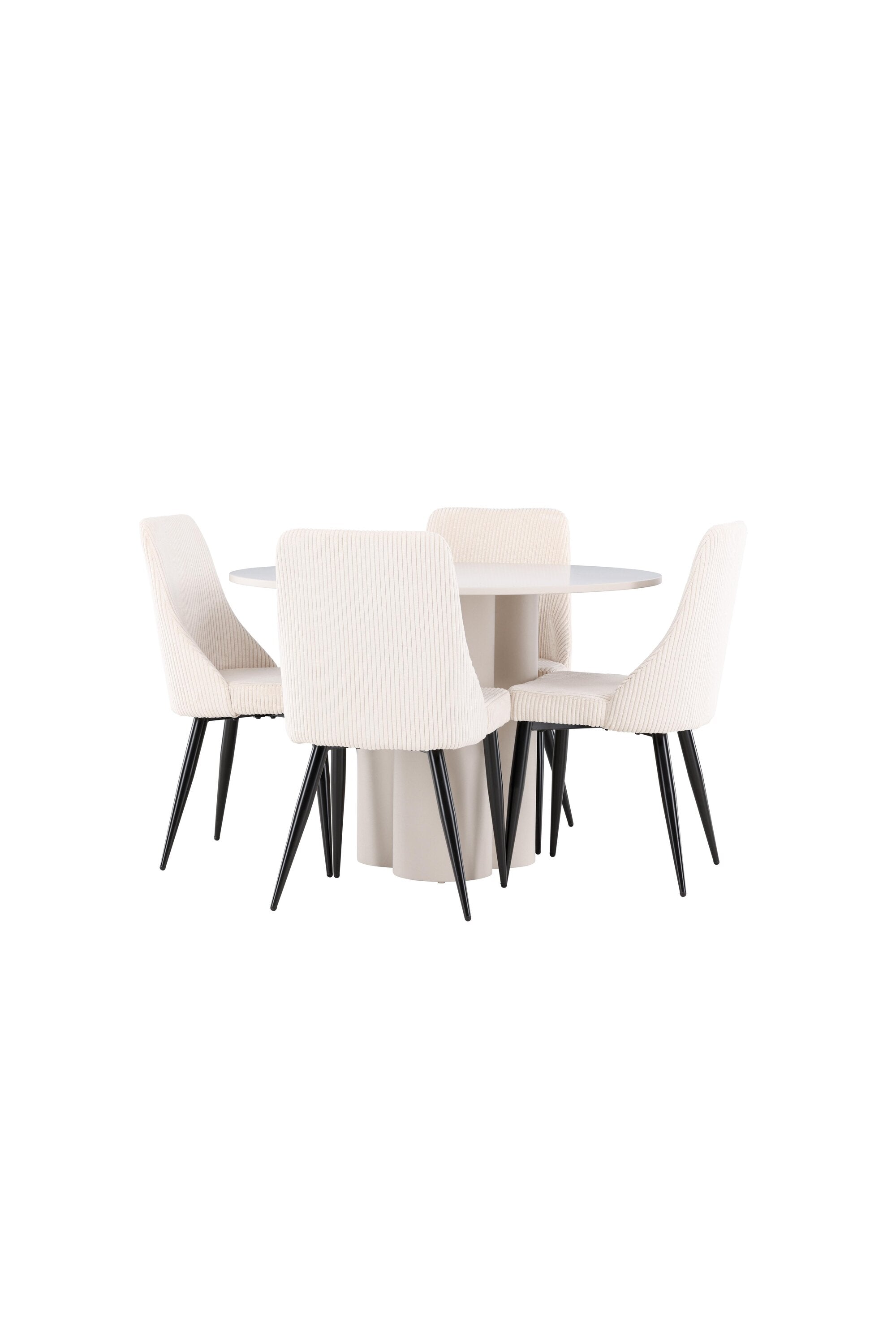 Olivia Matbord med Leone Matstol-GR Dining Set-Venture Home-peaceofhome.se