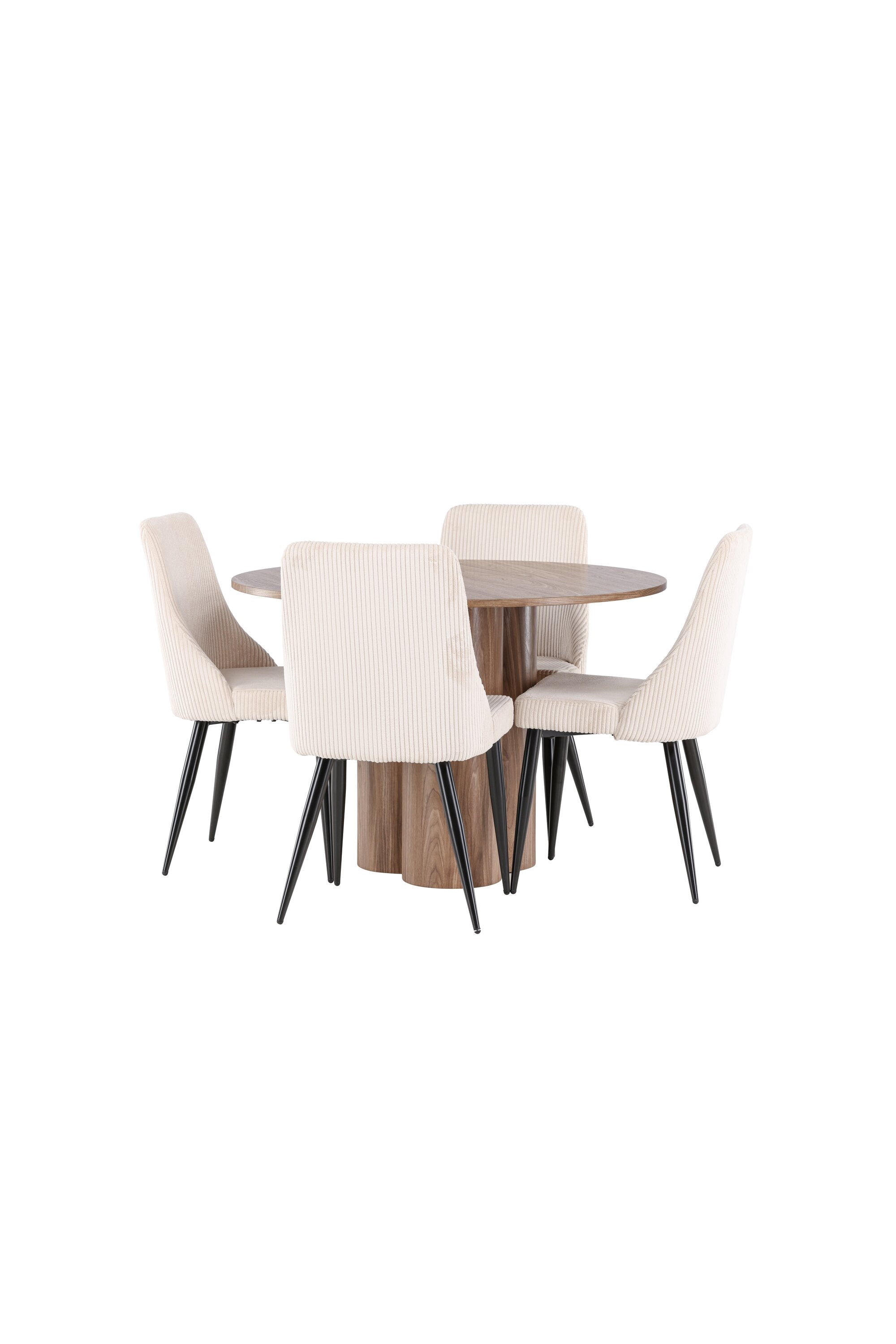 Olivia Matbord med Leone Matstol-GR Dining Set-Venture Home-peaceofhome.se