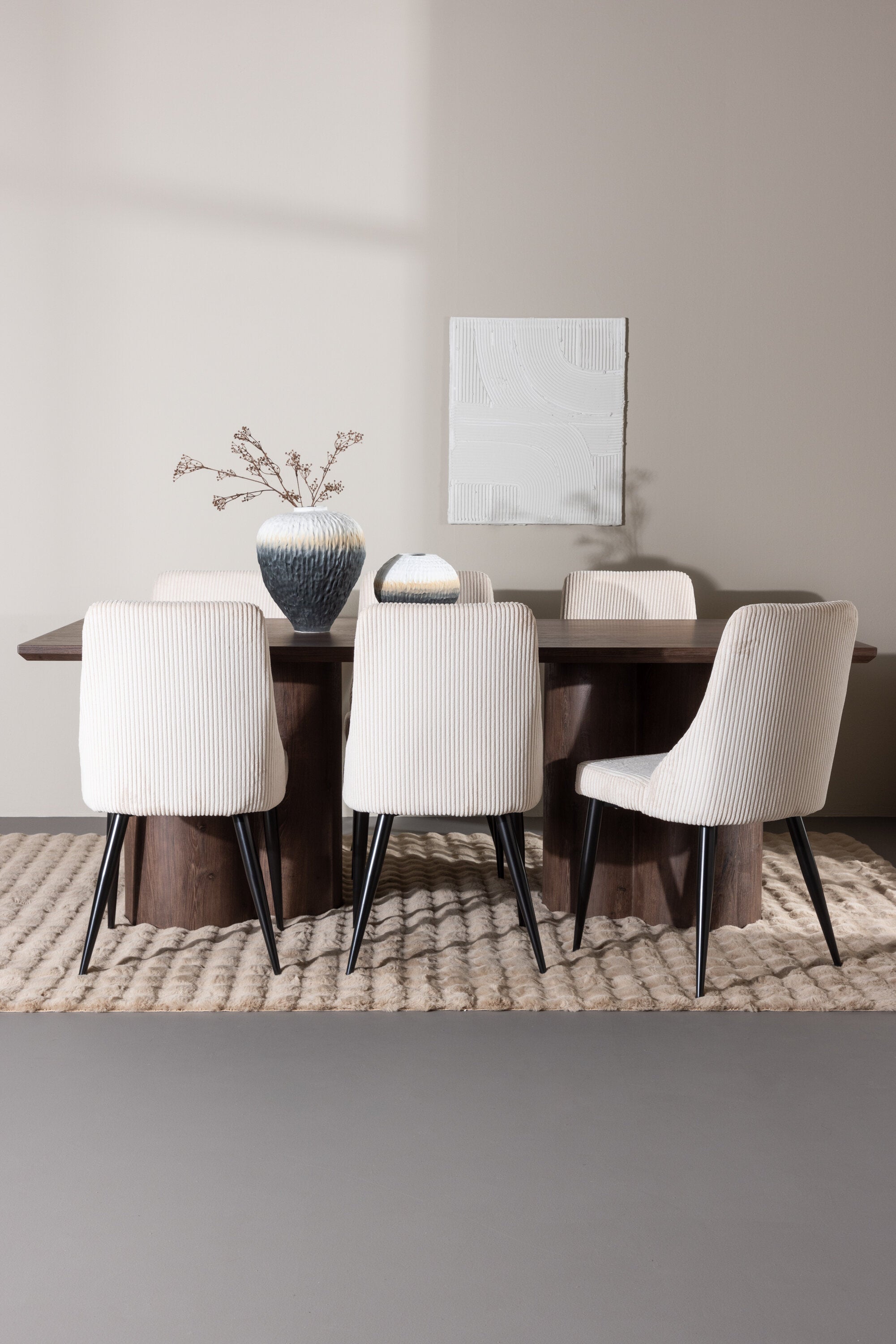 Olivia Matbord med Leone Matstol-GR Dining Set-Venture Home-peaceofhome.se