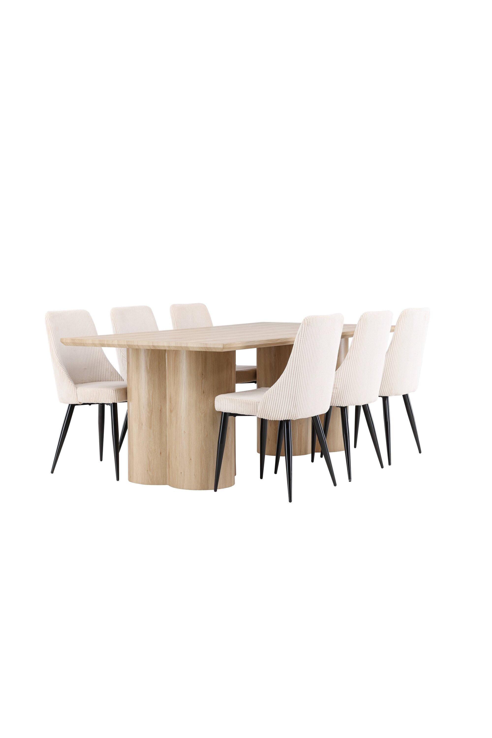 Olivia Matbord med Leone Matstol-GR Dining Set-Venture Home-peaceofhome.se