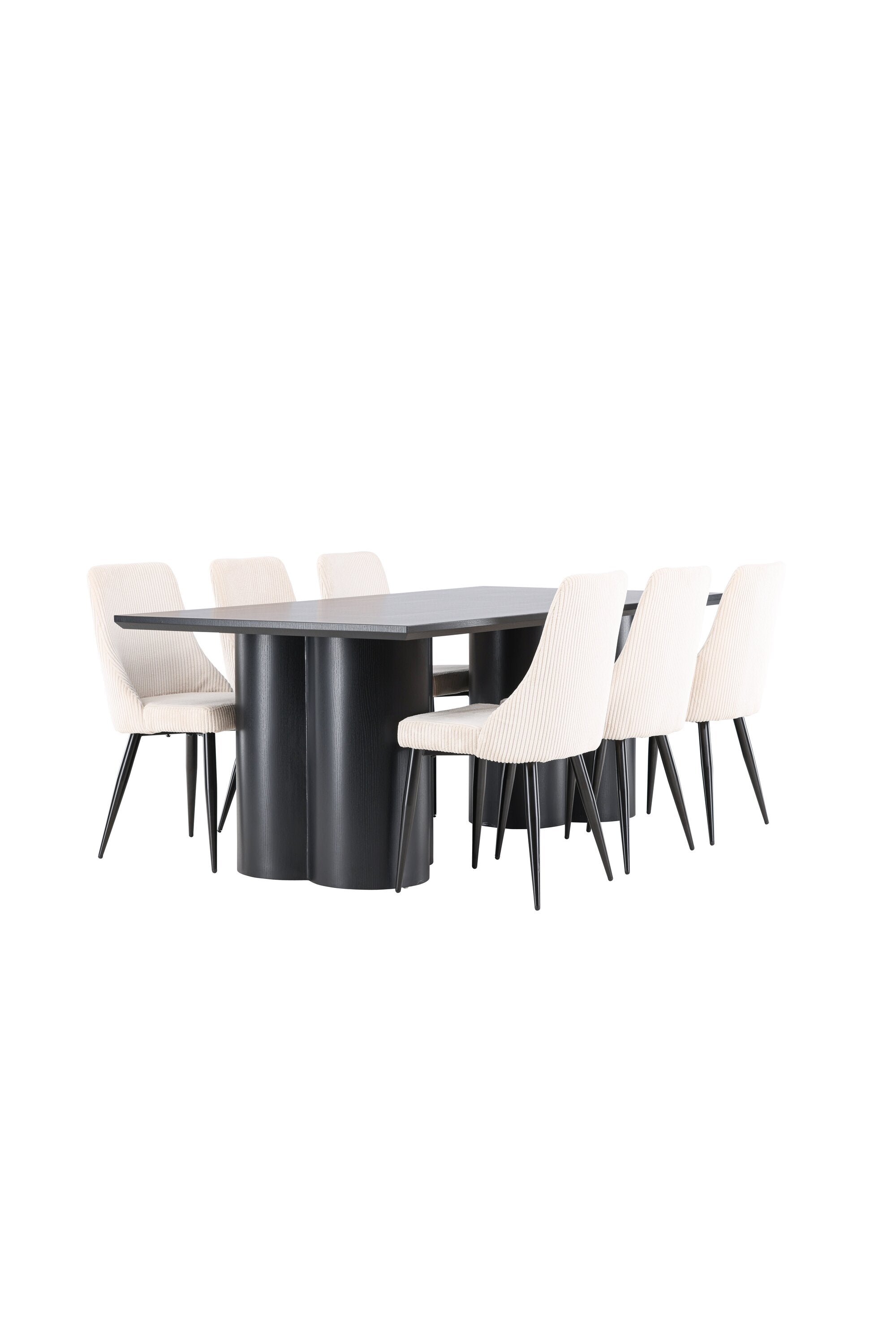 Olivia Matbord med Leone Matstol-GR Dining Set-Venture Home-peaceofhome.se