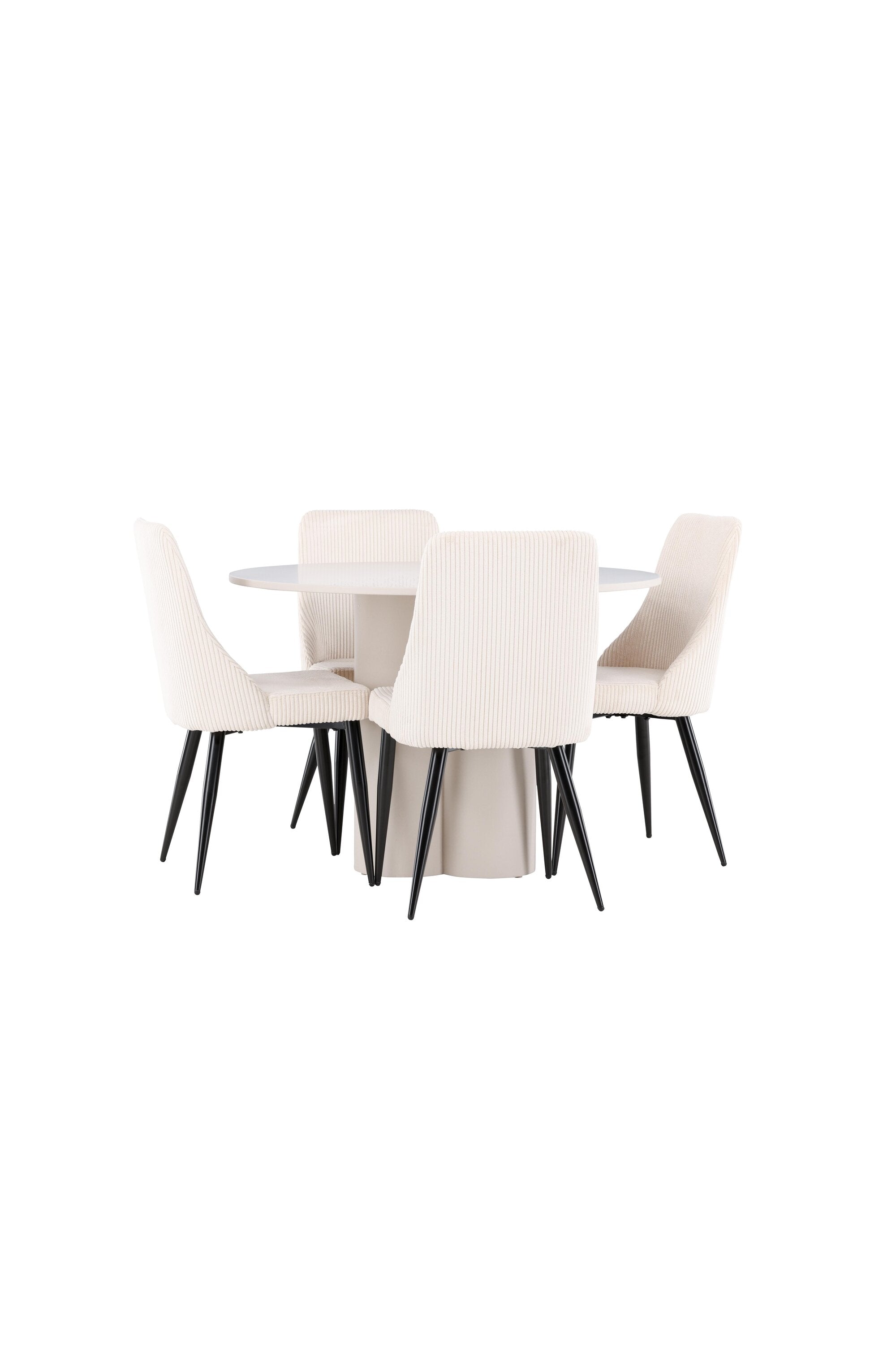 Olivia Matbord med Leone Matstol-GR Dining Set-Venture Home-peaceofhome.se