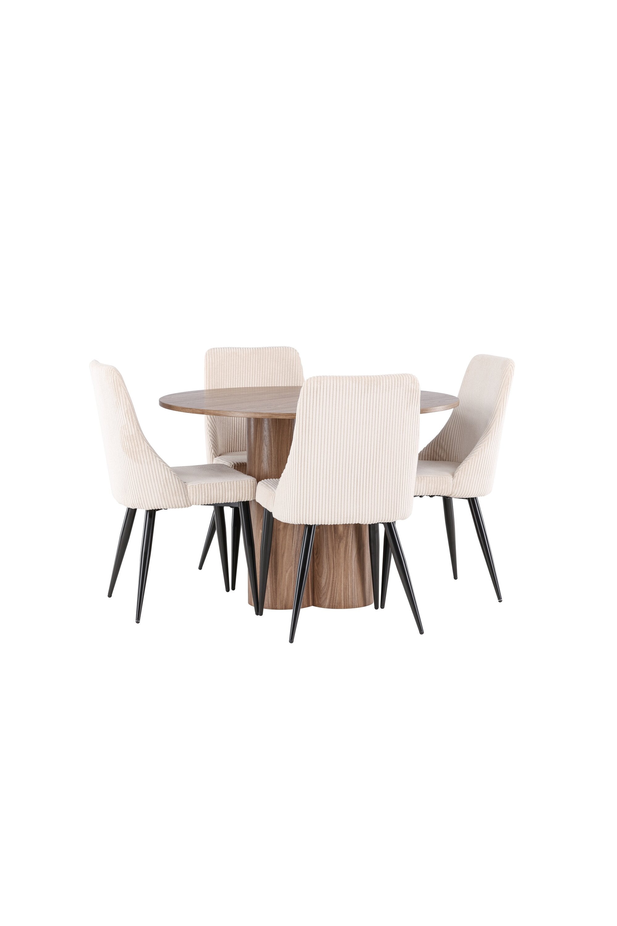 Olivia Matbord med Leone Matstol-GR Dining Set-Venture Home-peaceofhome.se