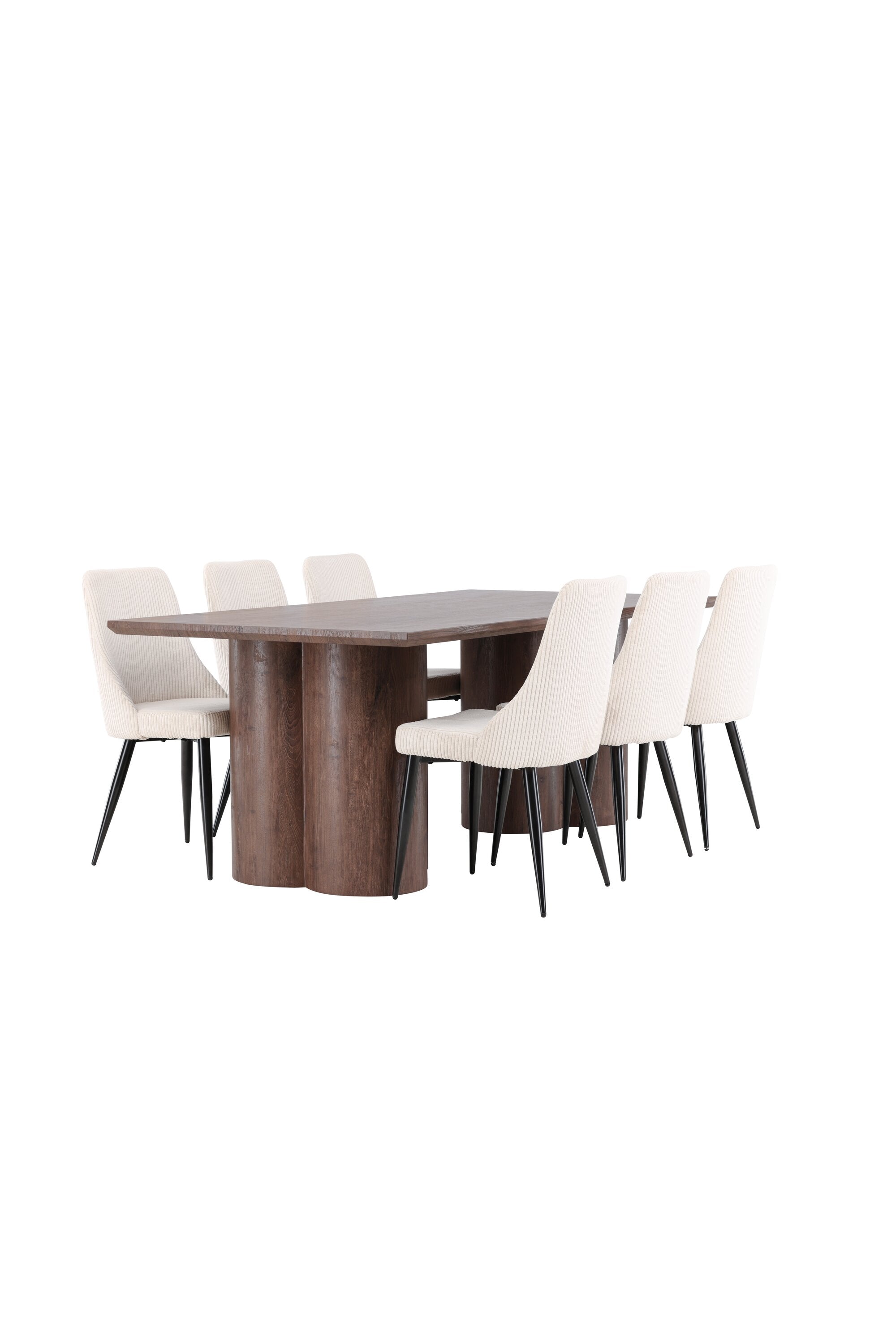 Olivia Matbord med Leone Matstol-GR Dining Set-Venture Home-peaceofhome.se