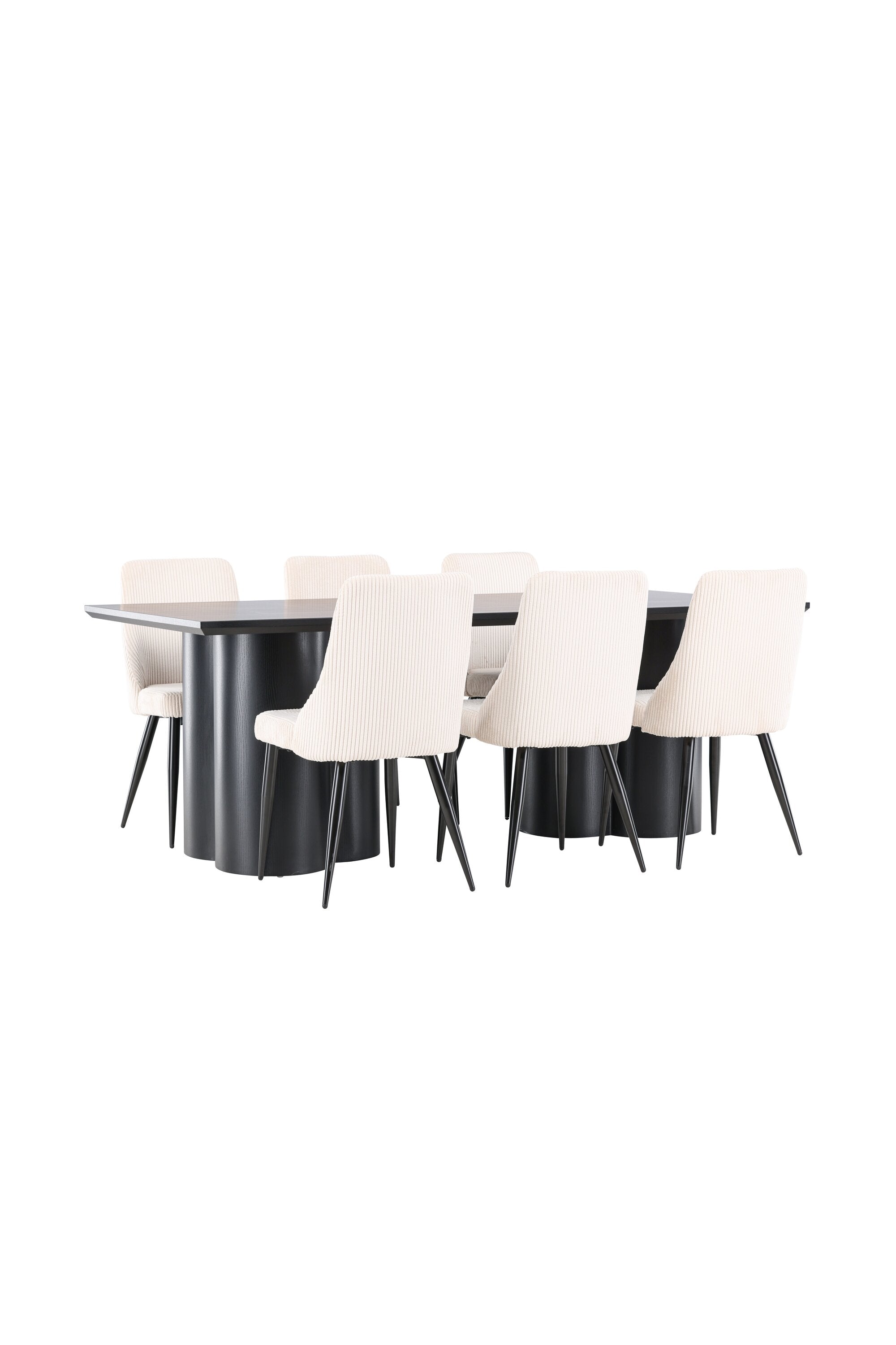 Olivia Matbord med Leone Matstol-GR Dining Set-Venture Home-peaceofhome.se