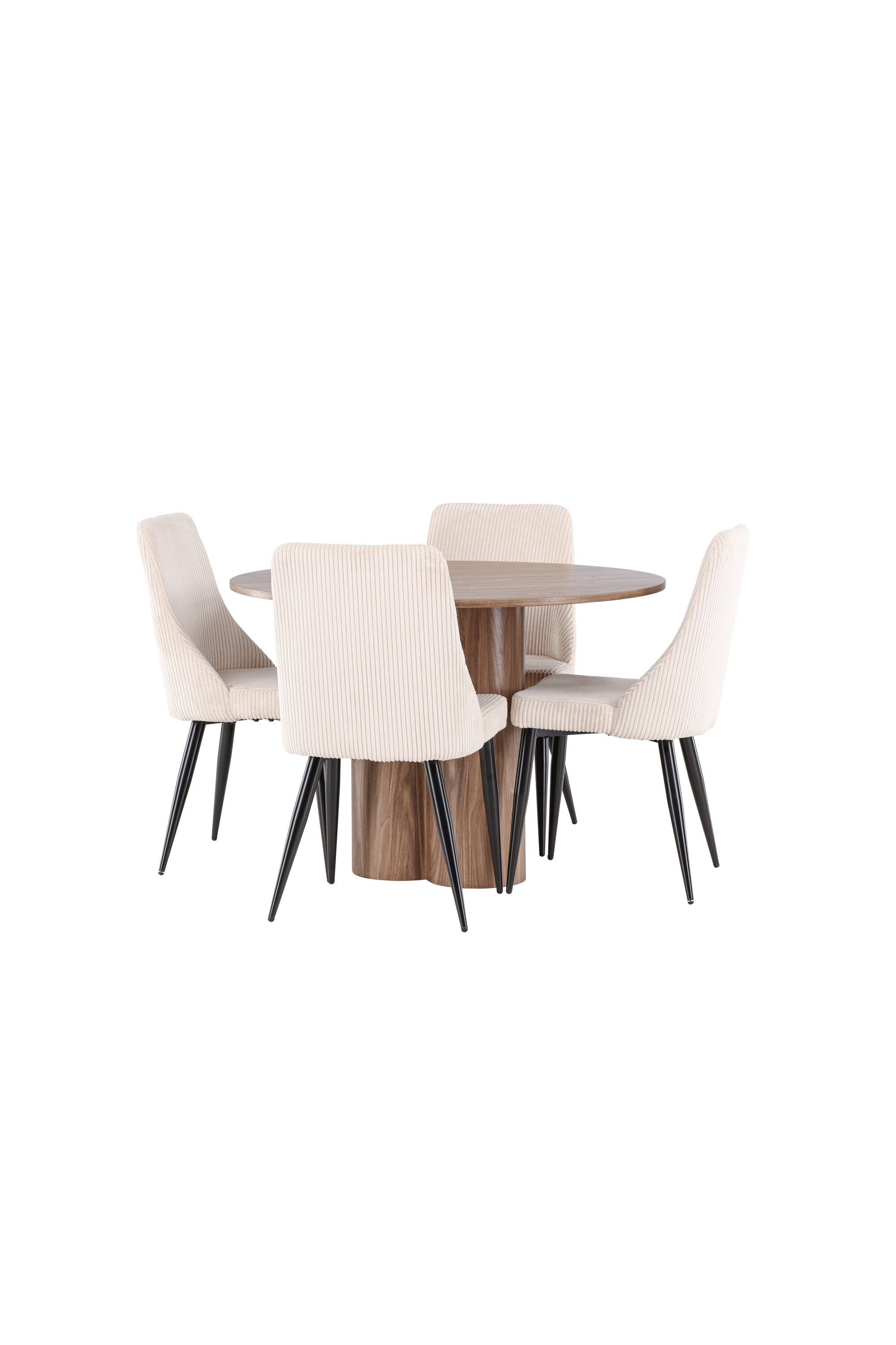 Olivia Matbord med Leone Matstol-GR Dining Set-Venture Home-peaceofhome.se