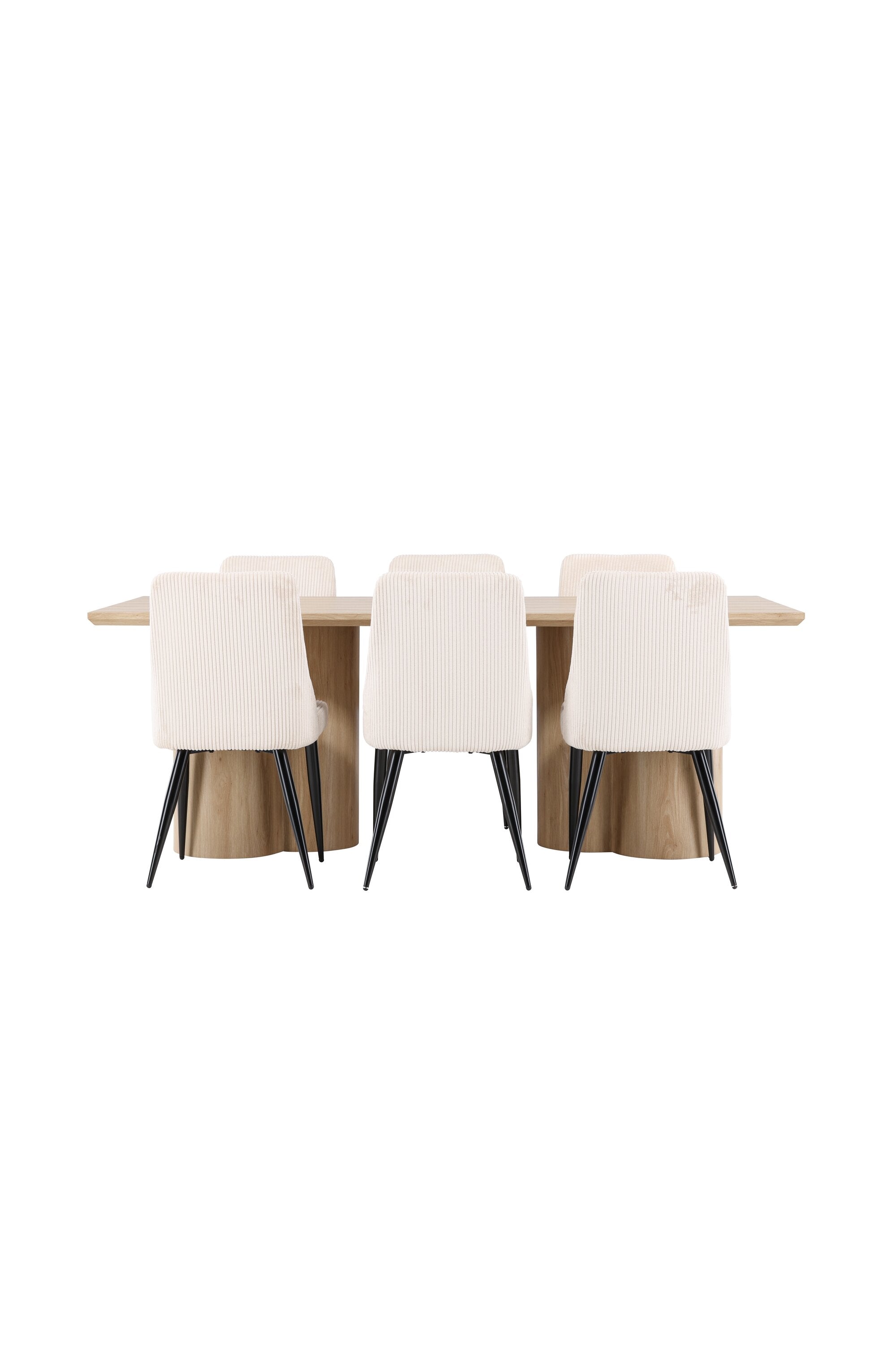 Olivia Matbord med Leone Matstol-GR Dining Set-Venture Home-peaceofhome.se