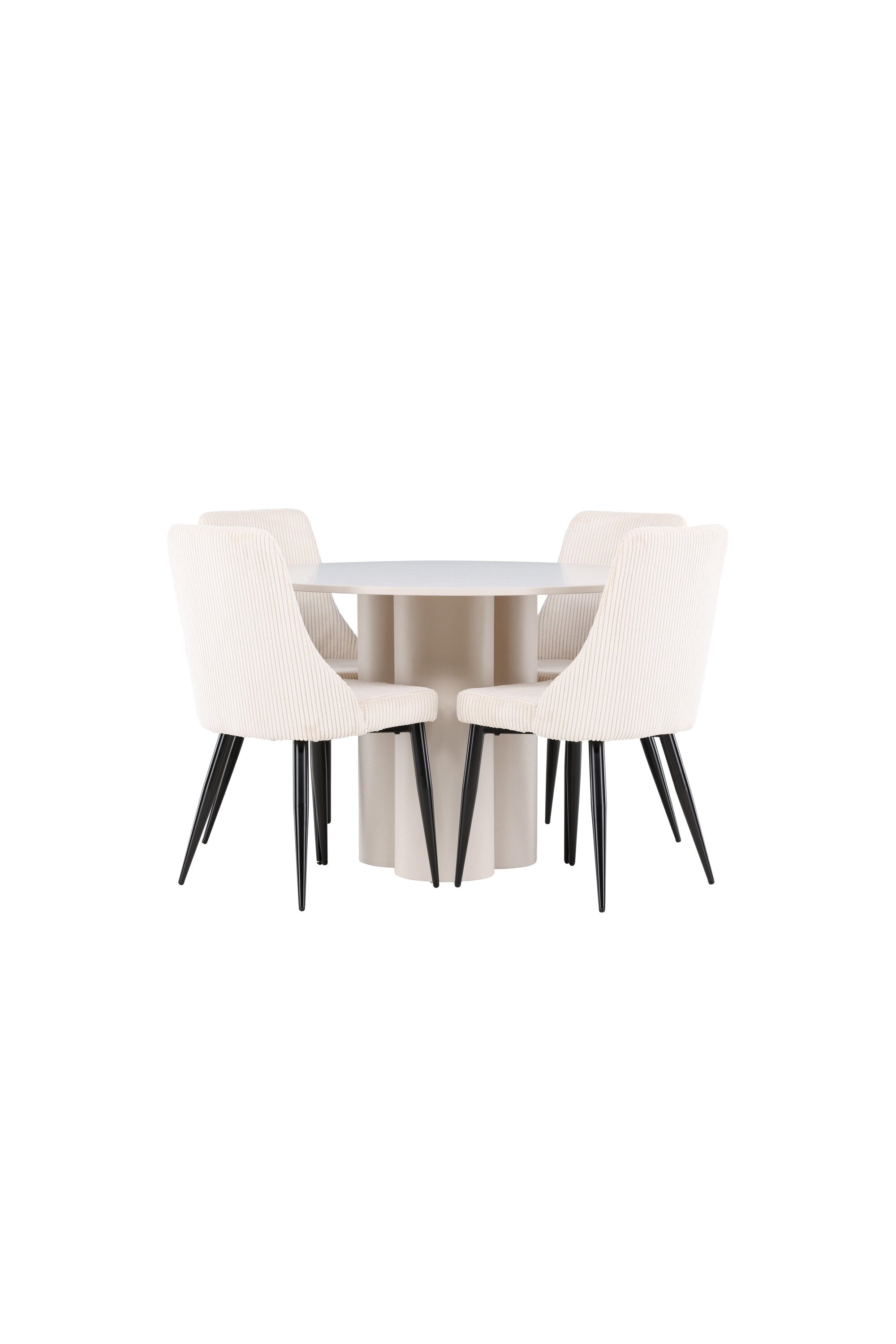 Olivia Matbord med Leone Matstol-GR Dining Set-Venture Home-peaceofhome.se