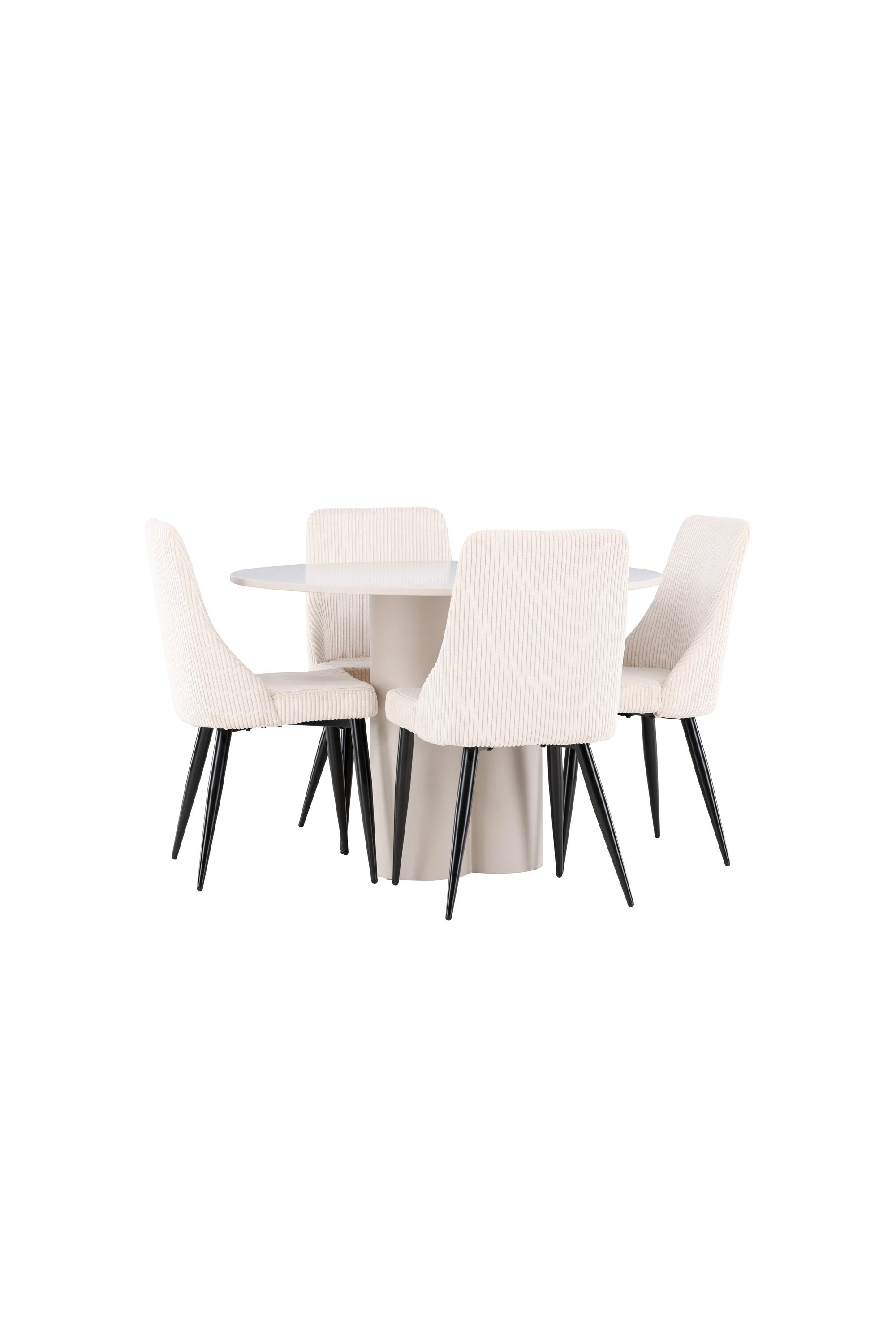 Olivia Matbord med Leone Matstol-GR Dining Set-Venture Home-peaceofhome.se