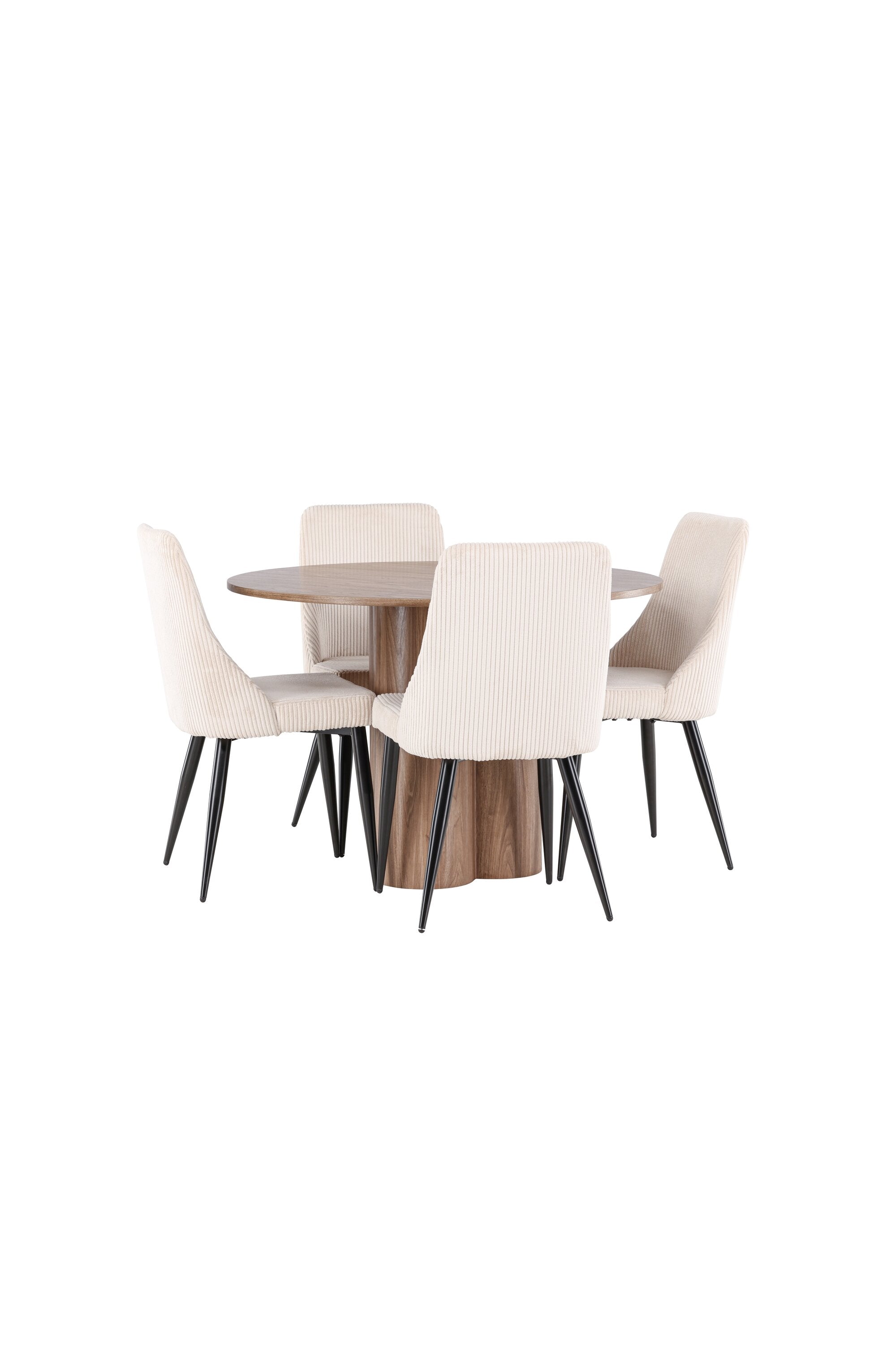 Olivia Matbord med Leone Matstol-GR Dining Set-Venture Home-peaceofhome.se