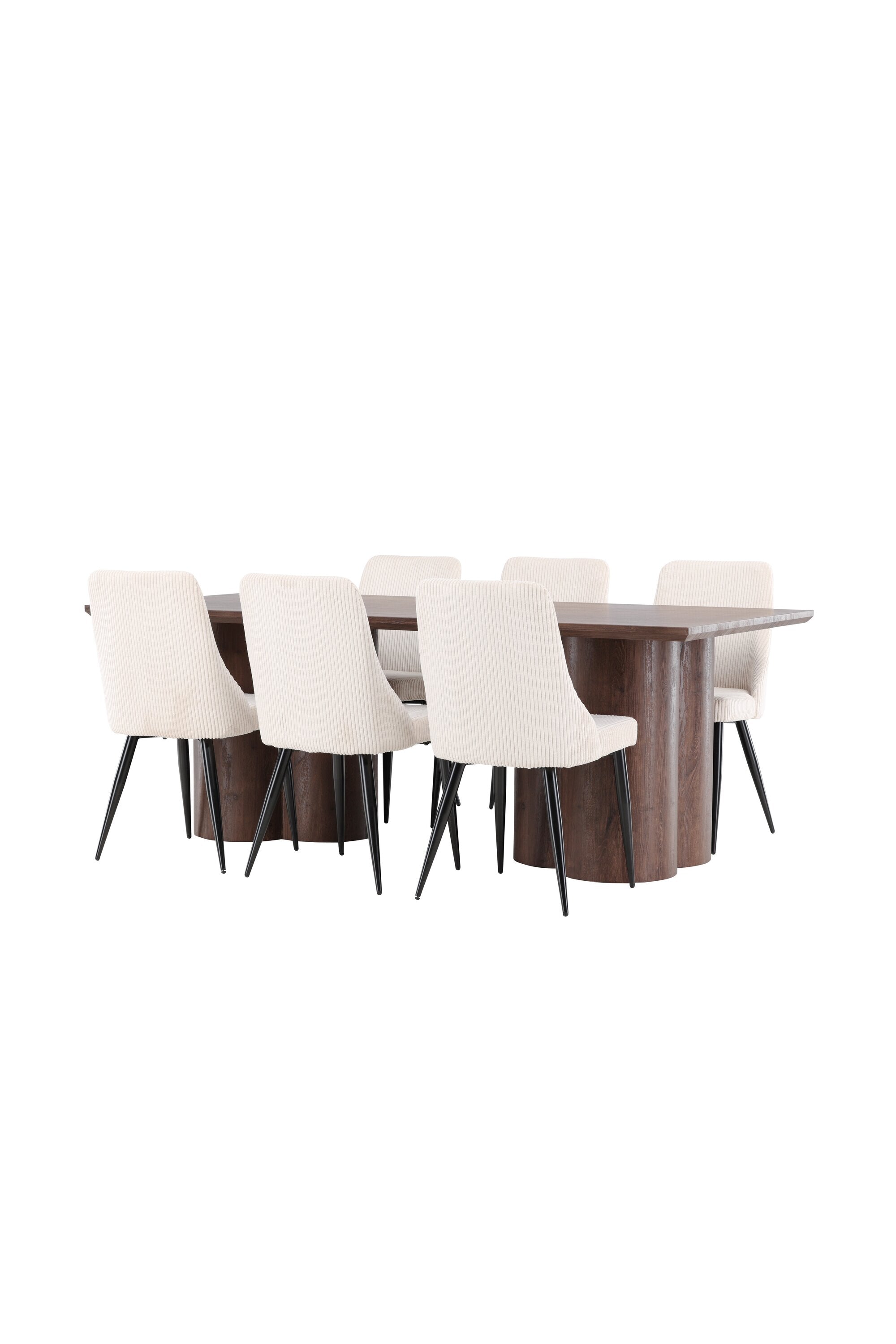 Olivia Matbord med Leone Matstol-GR Dining Set-Venture Home-peaceofhome.se