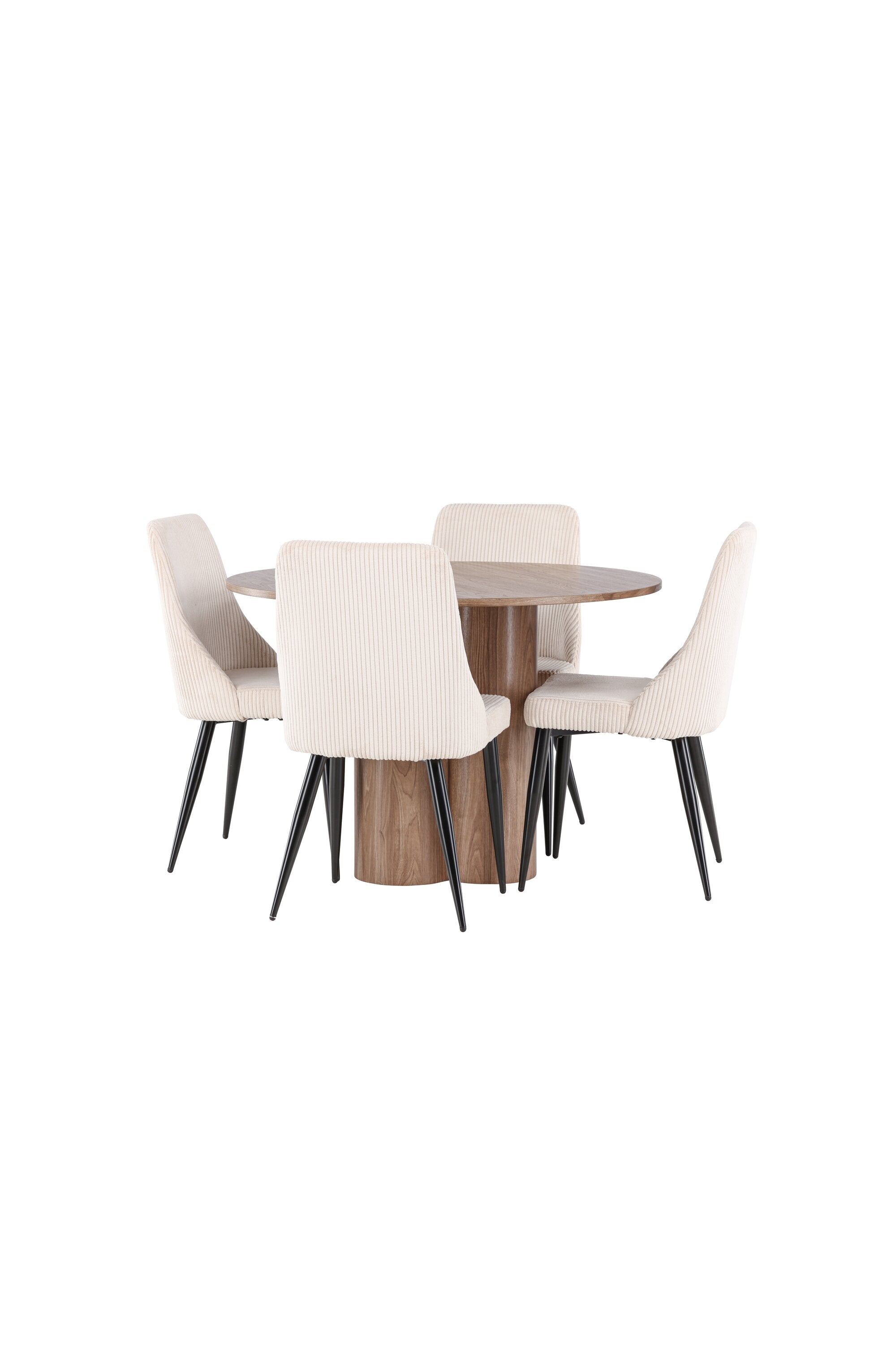 Olivia Matbord med Leone Matstol-GR Dining Set-Venture Home-peaceofhome.se