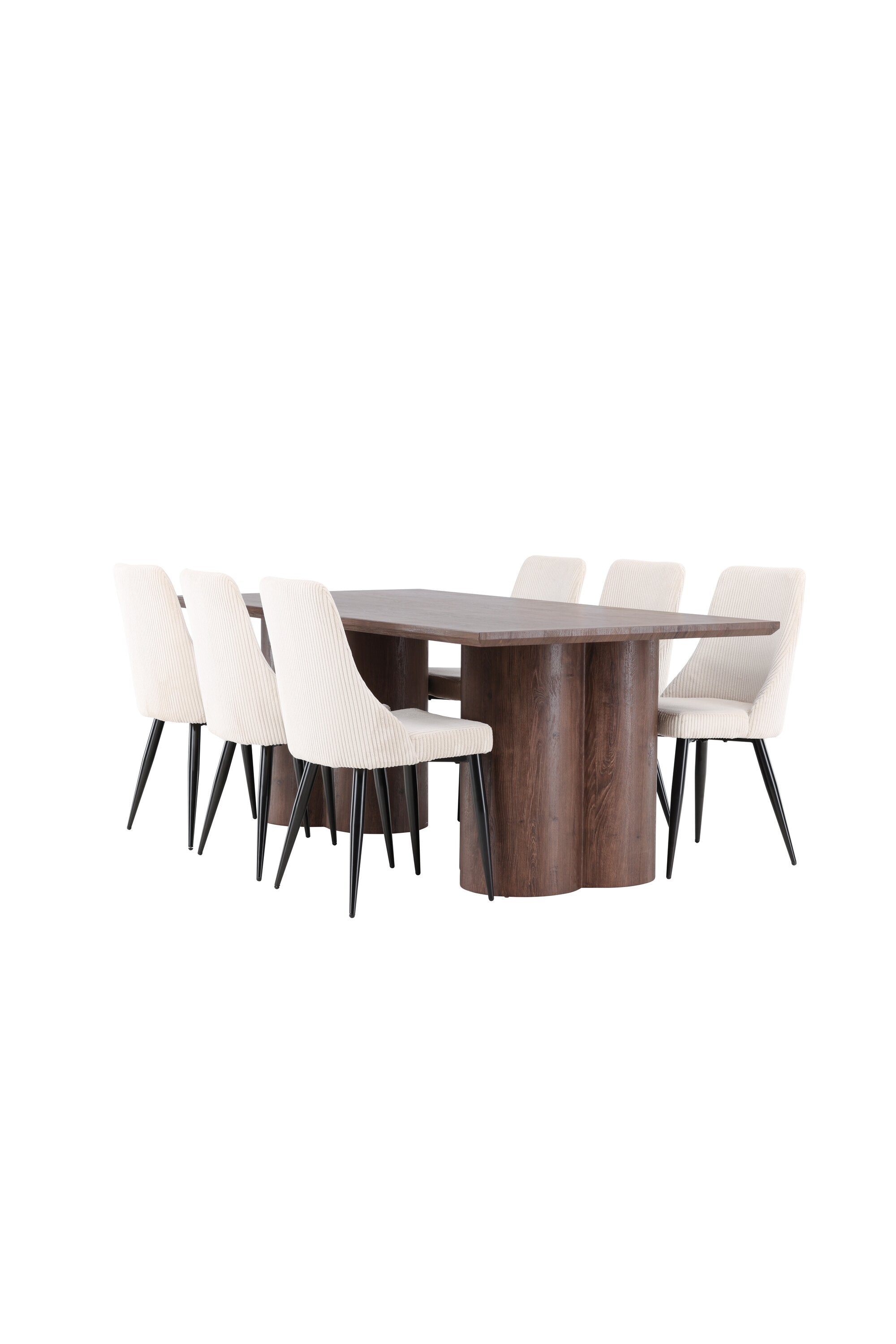 Olivia Matbord med Leone Matstol-GR Dining Set-Venture Home-peaceofhome.se