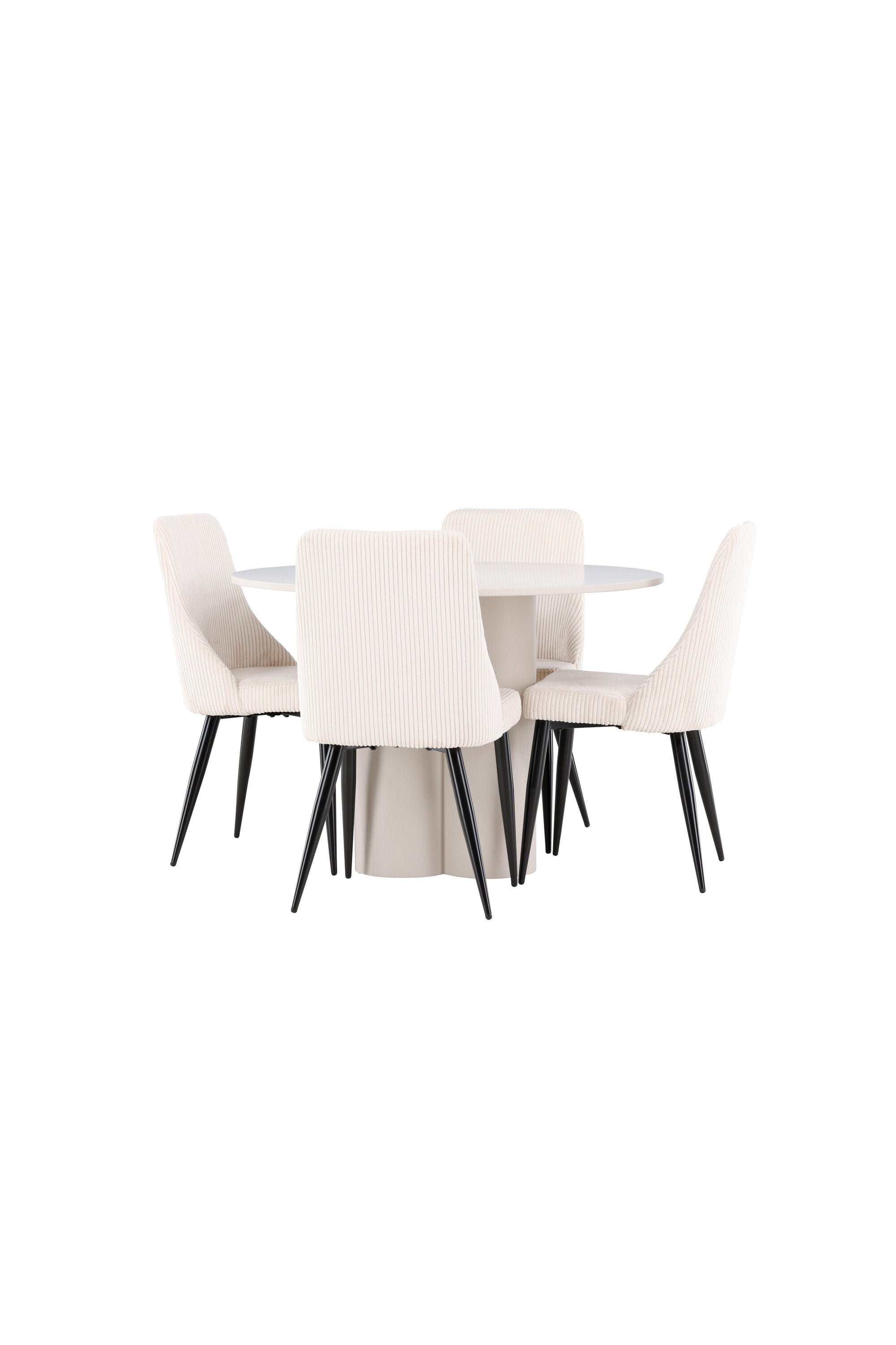 Olivia Matbord med Leone Matstol-GR Dining Set-Venture Home-peaceofhome.se