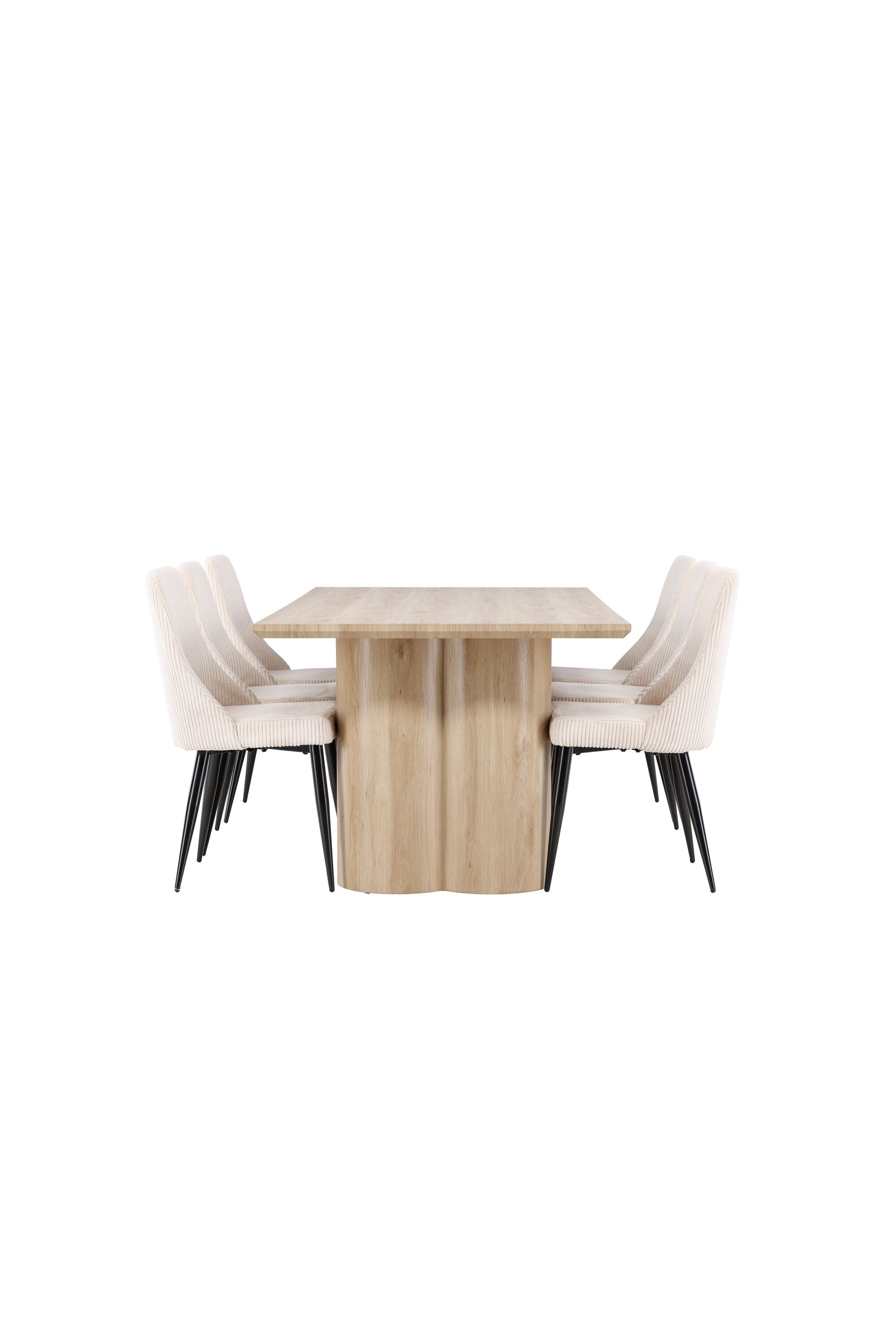 Olivia Matbord med Leone Matstol-GR Dining Set-Venture Home-peaceofhome.se