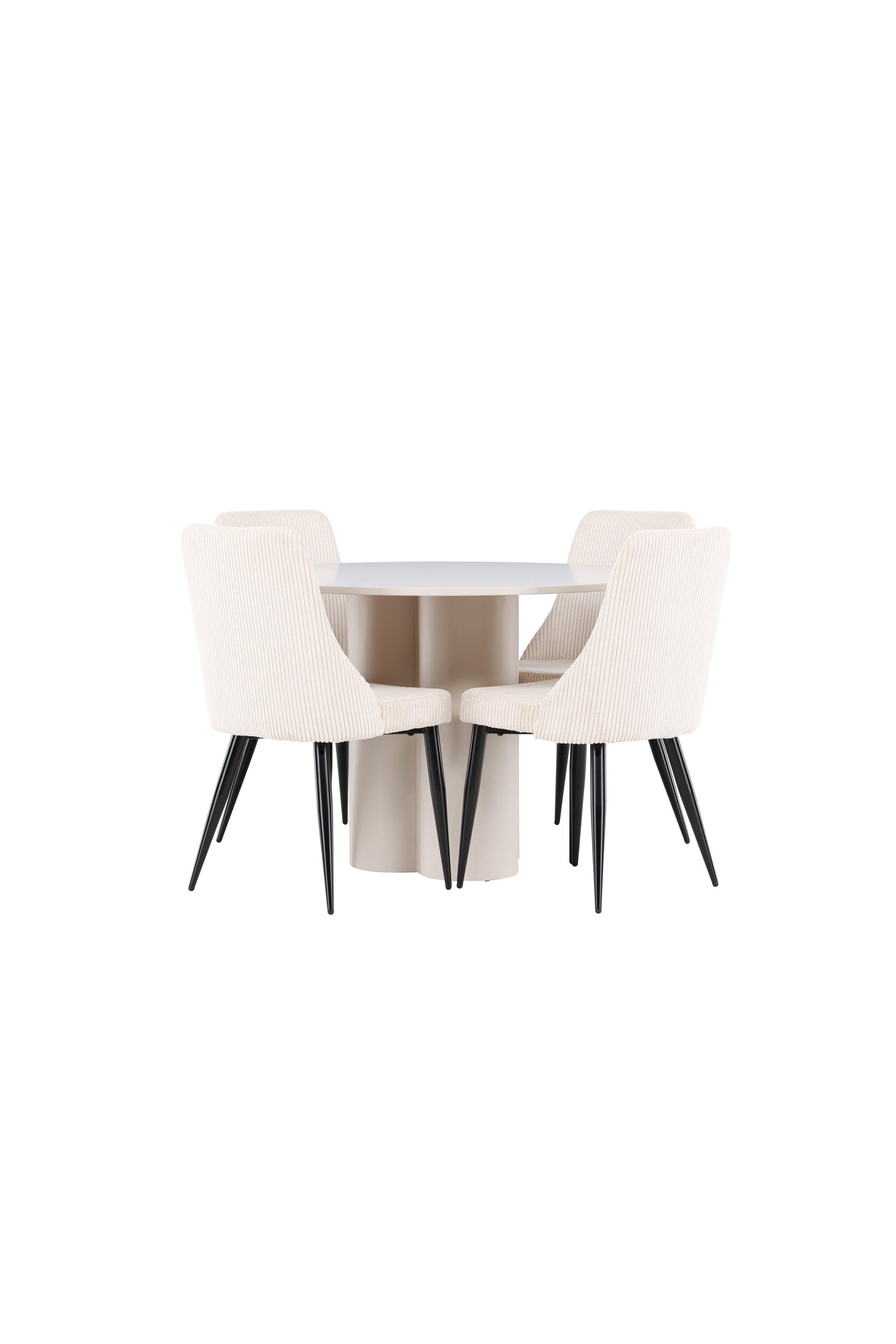 Olivia Matbord med Leone Matstol-GR Dining Set-Venture Home-peaceofhome.se