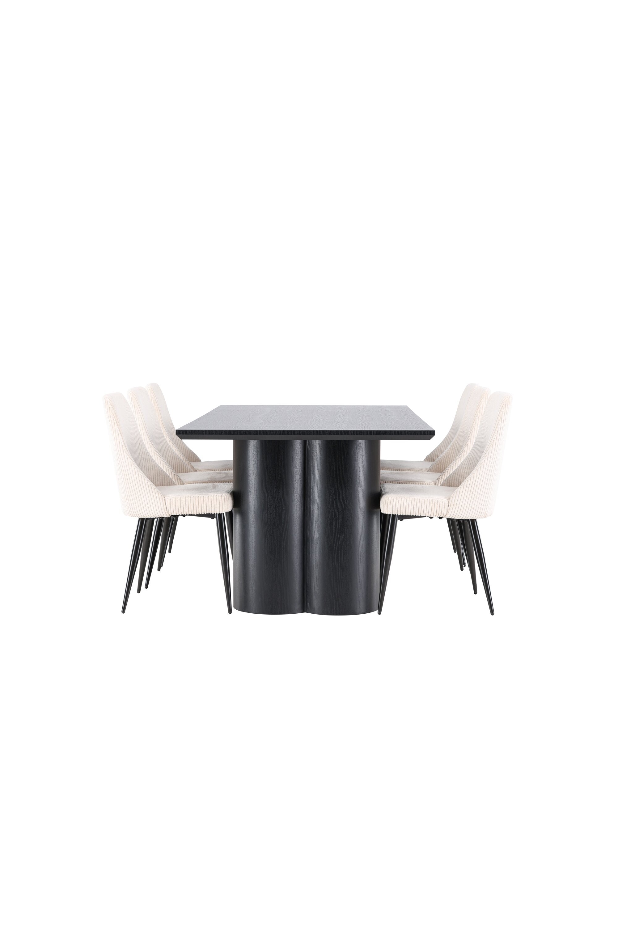 Olivia Matbord med Leone Matstol-GR Dining Set-Venture Home-peaceofhome.se