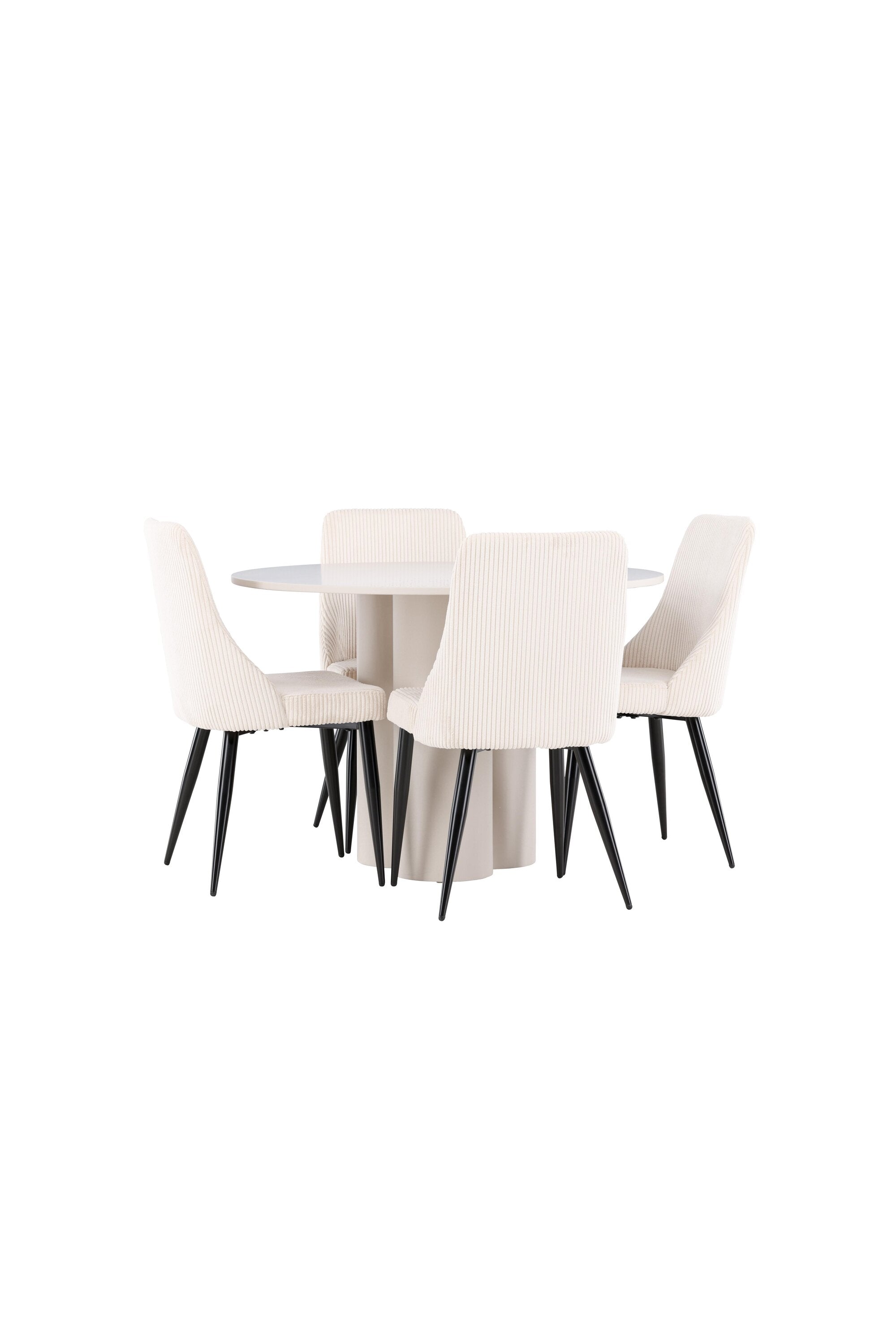 Olivia Matbord med Leone Matstol-GR Dining Set-Venture Home-peaceofhome.se