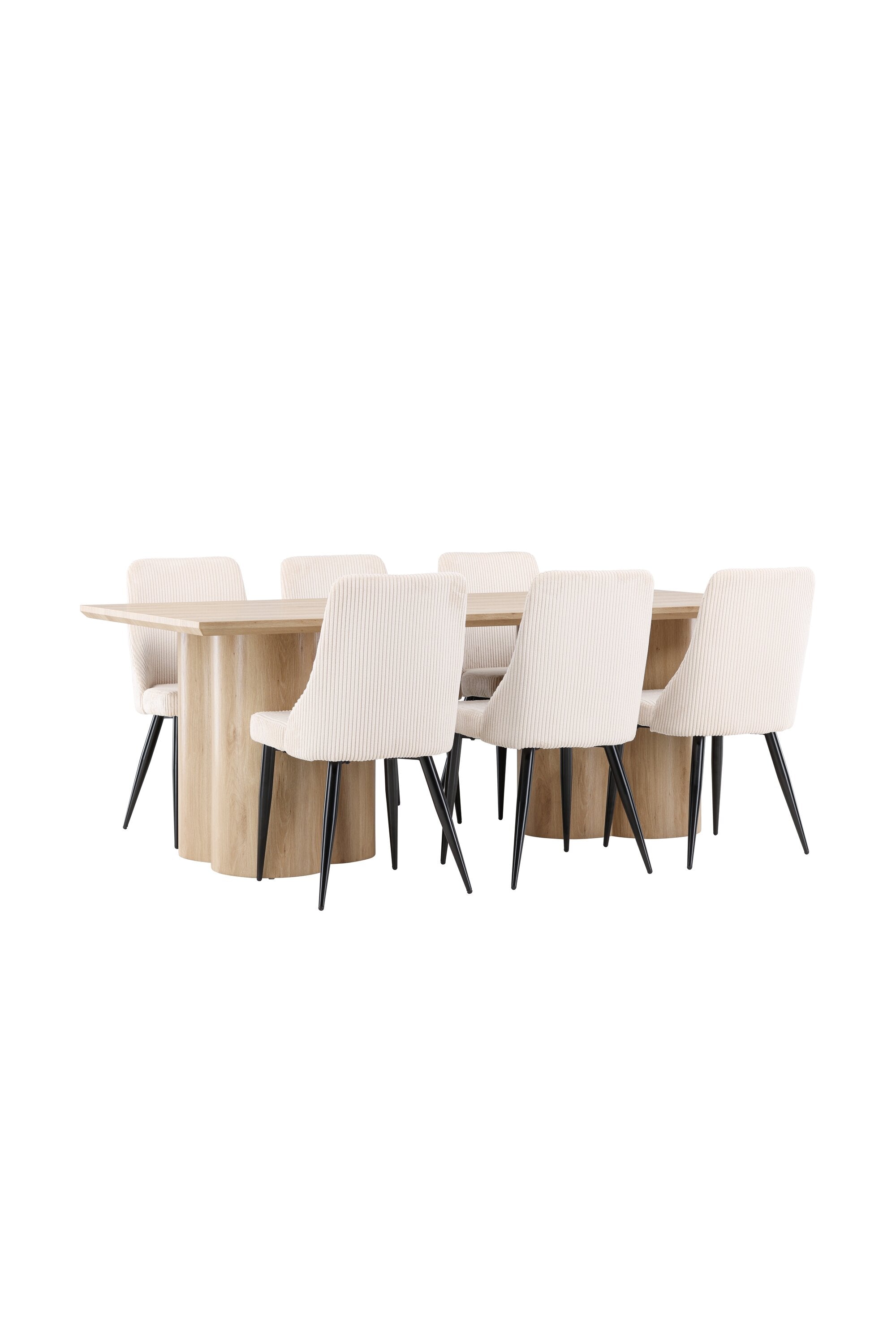 Olivia Matbord med Leone Matstol-GR Dining Set-Venture Home-peaceofhome.se