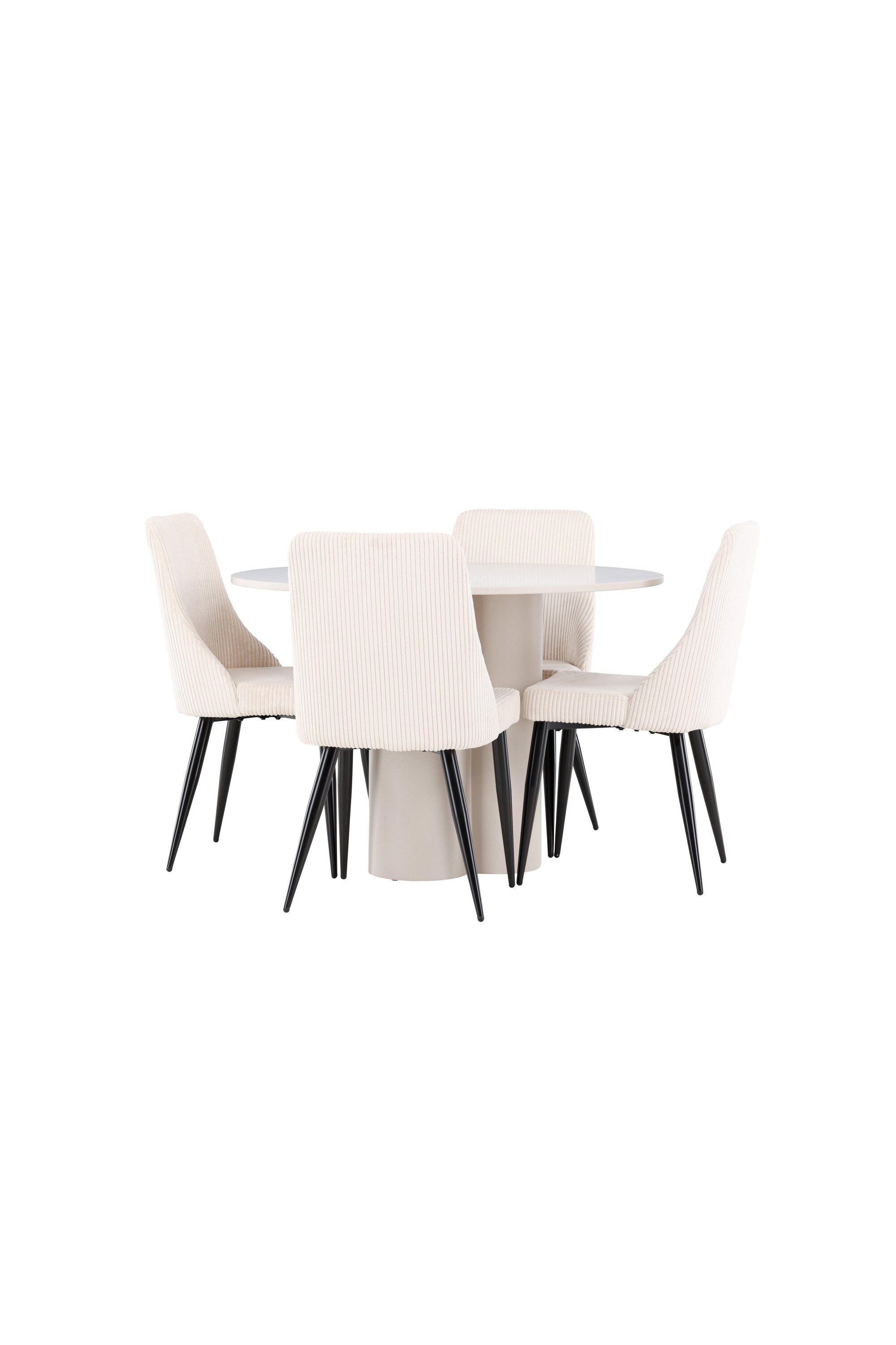 Olivia Matbord med Leone Matstol-GR Dining Set-Venture Home-peaceofhome.se