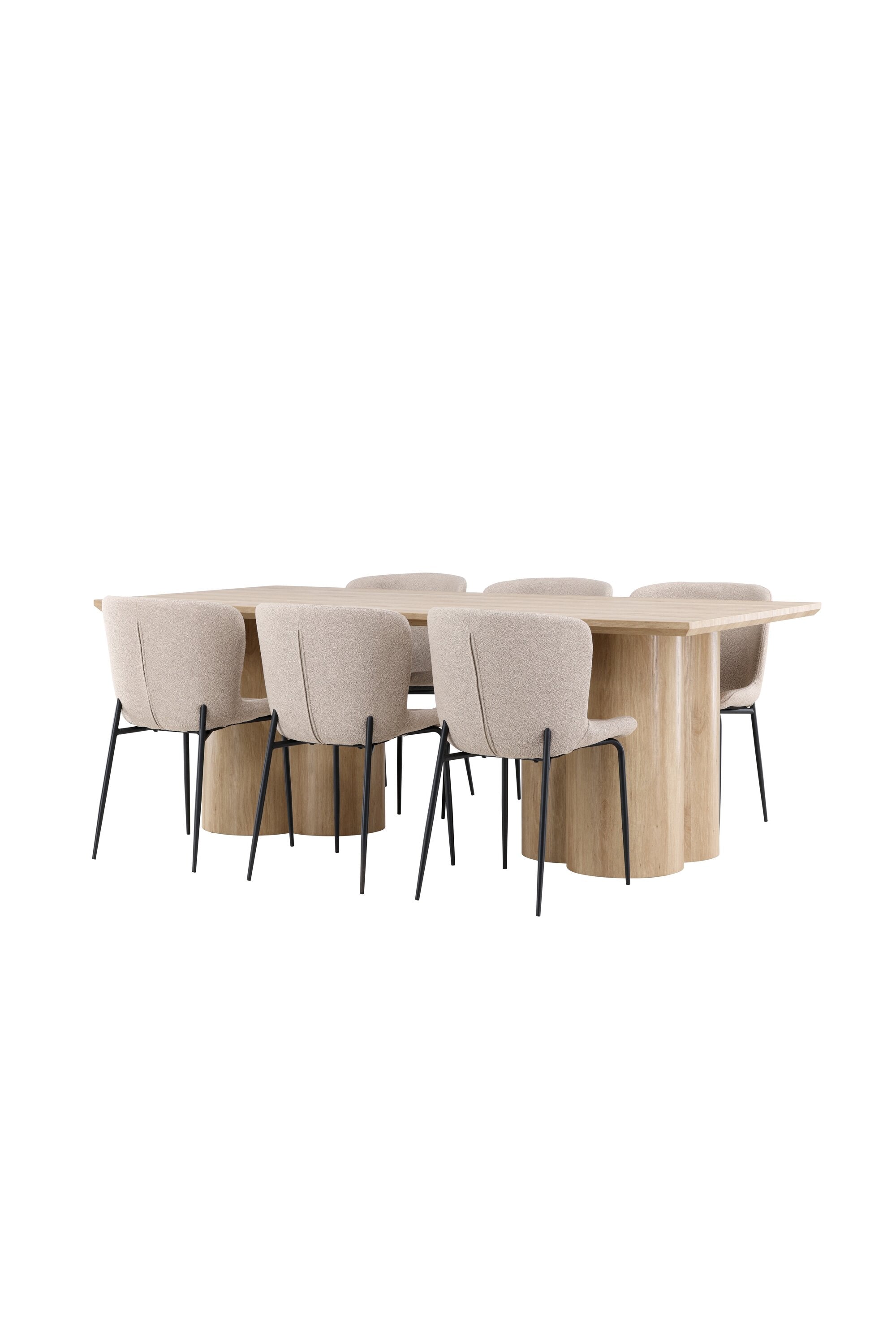 Olivia Matbord med Modesto Matstol-GR Dining Set-Venture Home-peaceofhome.se