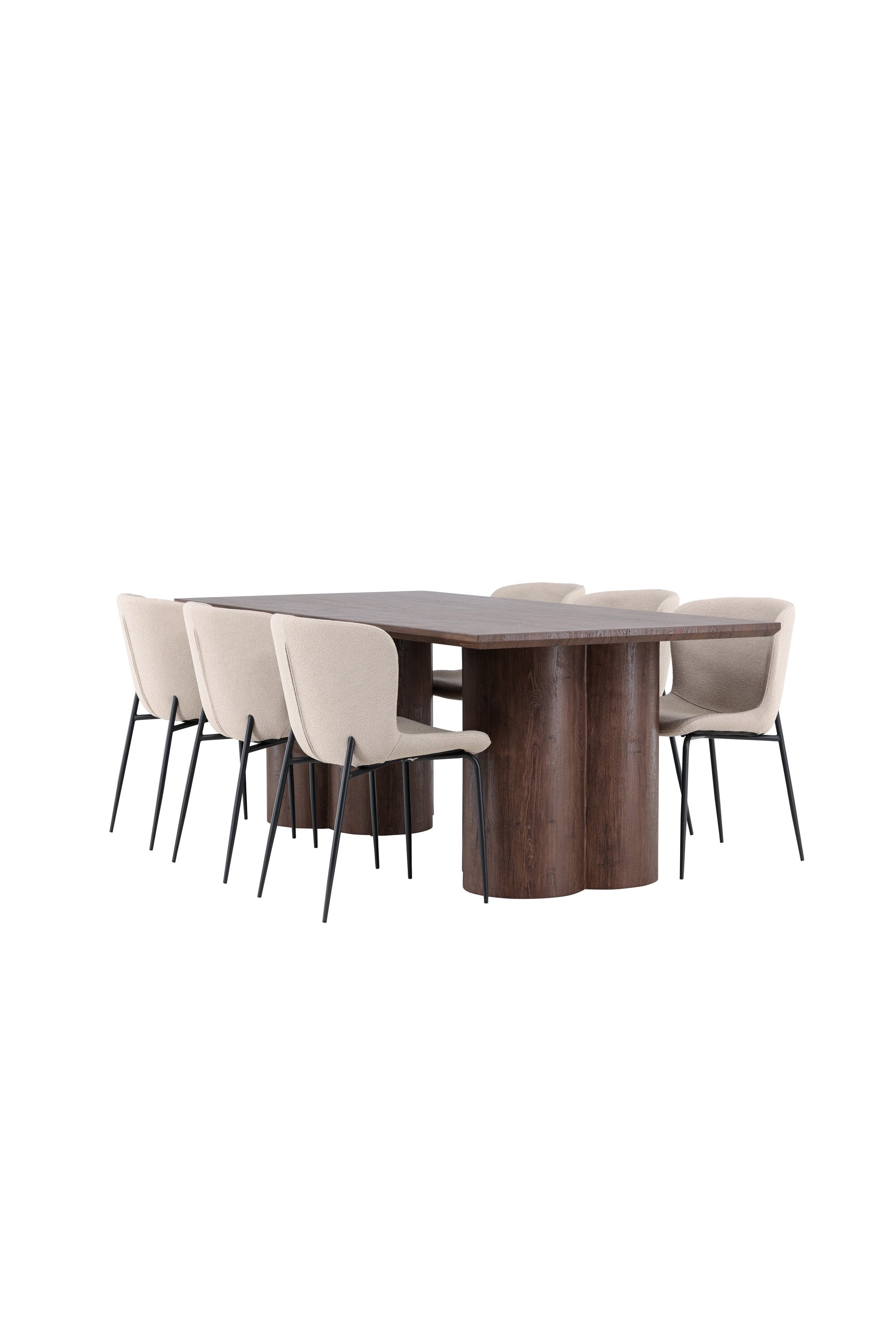 Olivia Matbord med Modesto Matstol-GR Dining Set-Venture Home-peaceofhome.se