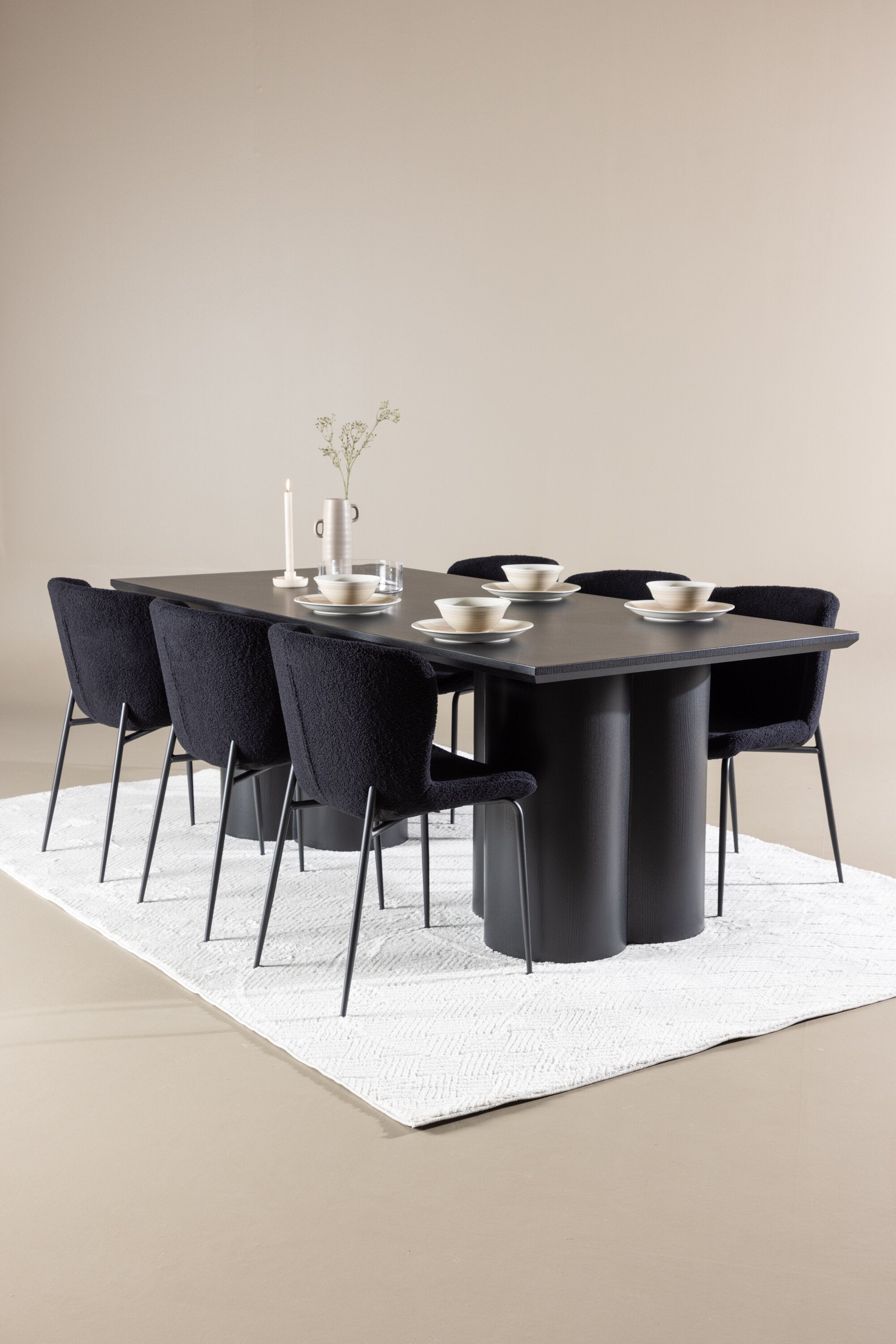 Olivia Matbord med Modesto Matstol-GR Dining Set-Venture Home-peaceofhome.se