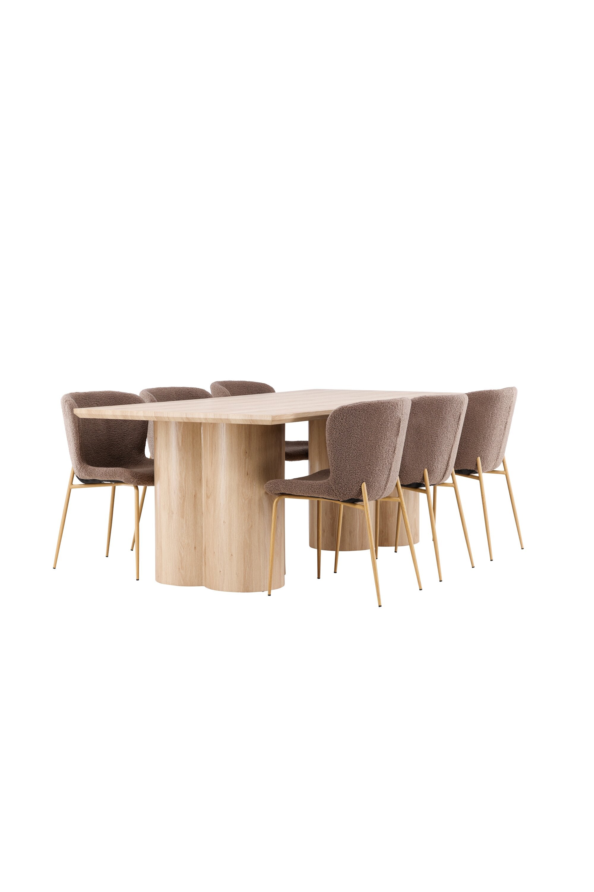 Olivia Matbord med Modesto Matstol-GR Dining Set-Venture Home-peaceofhome.se