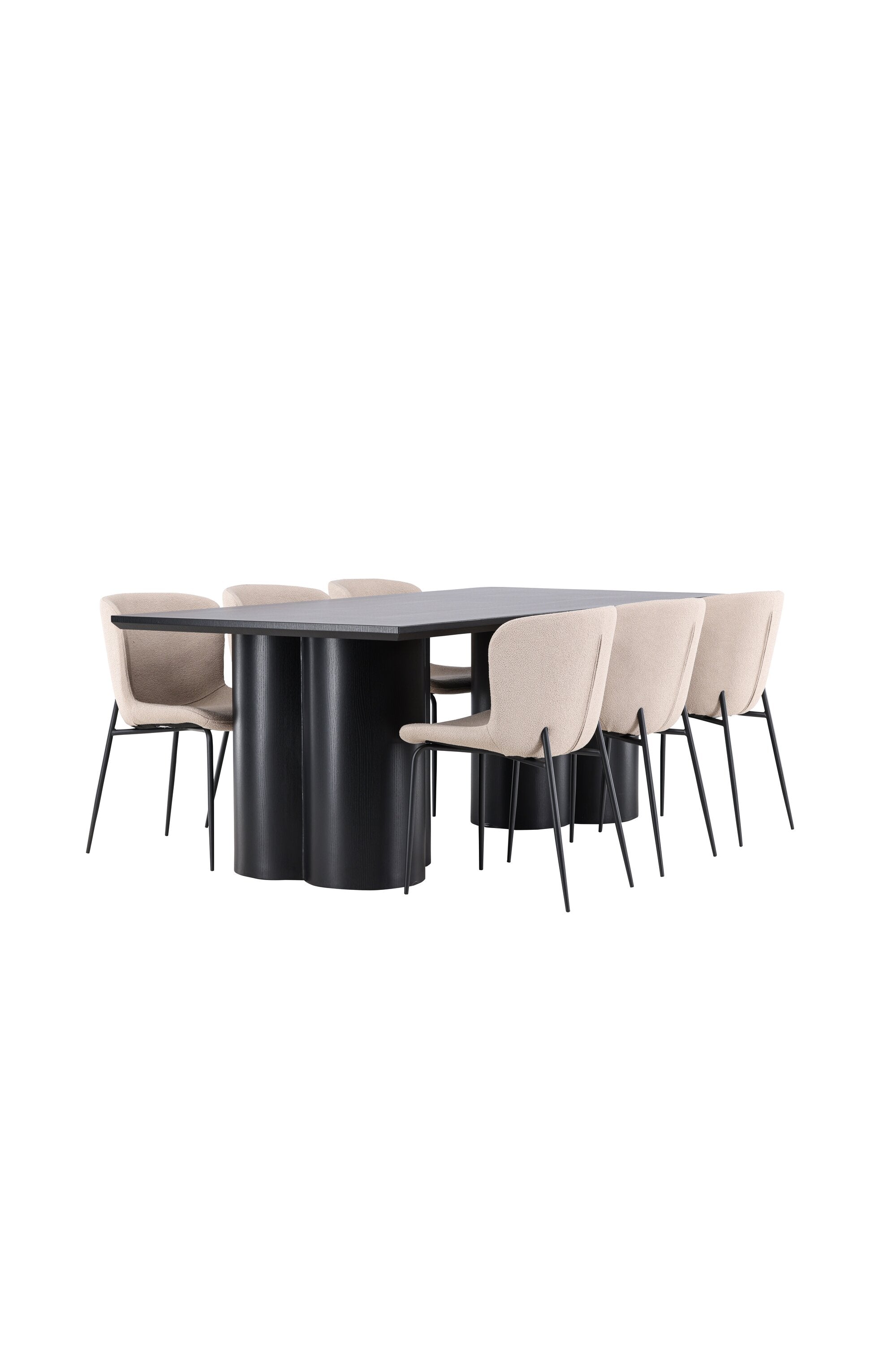 Olivia Matbord med Modesto Matstol-GR Dining Set-Venture Home-peaceofhome.se