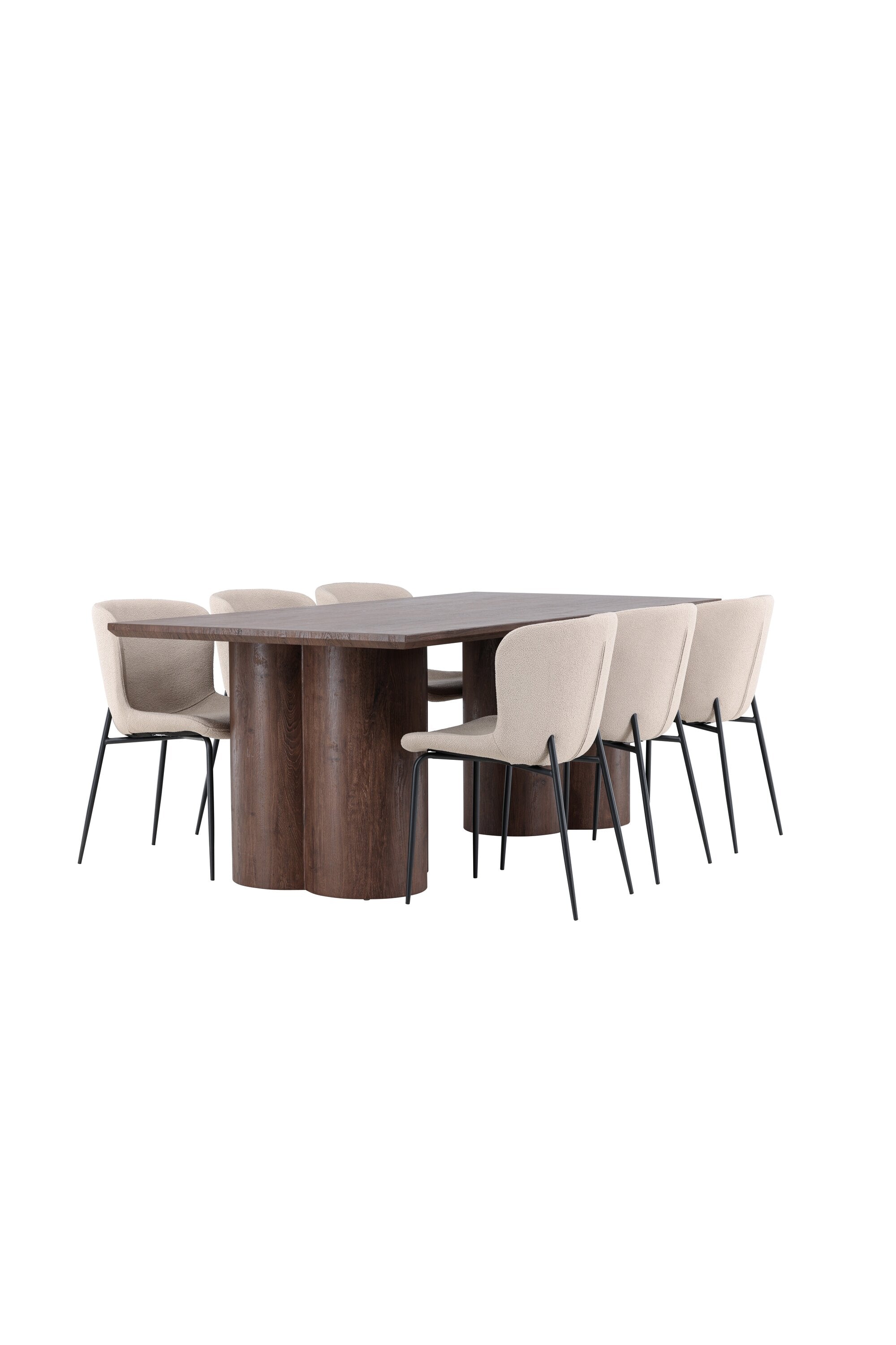 Olivia Matbord med Modesto Matstol-GR Dining Set-Venture Home-peaceofhome.se