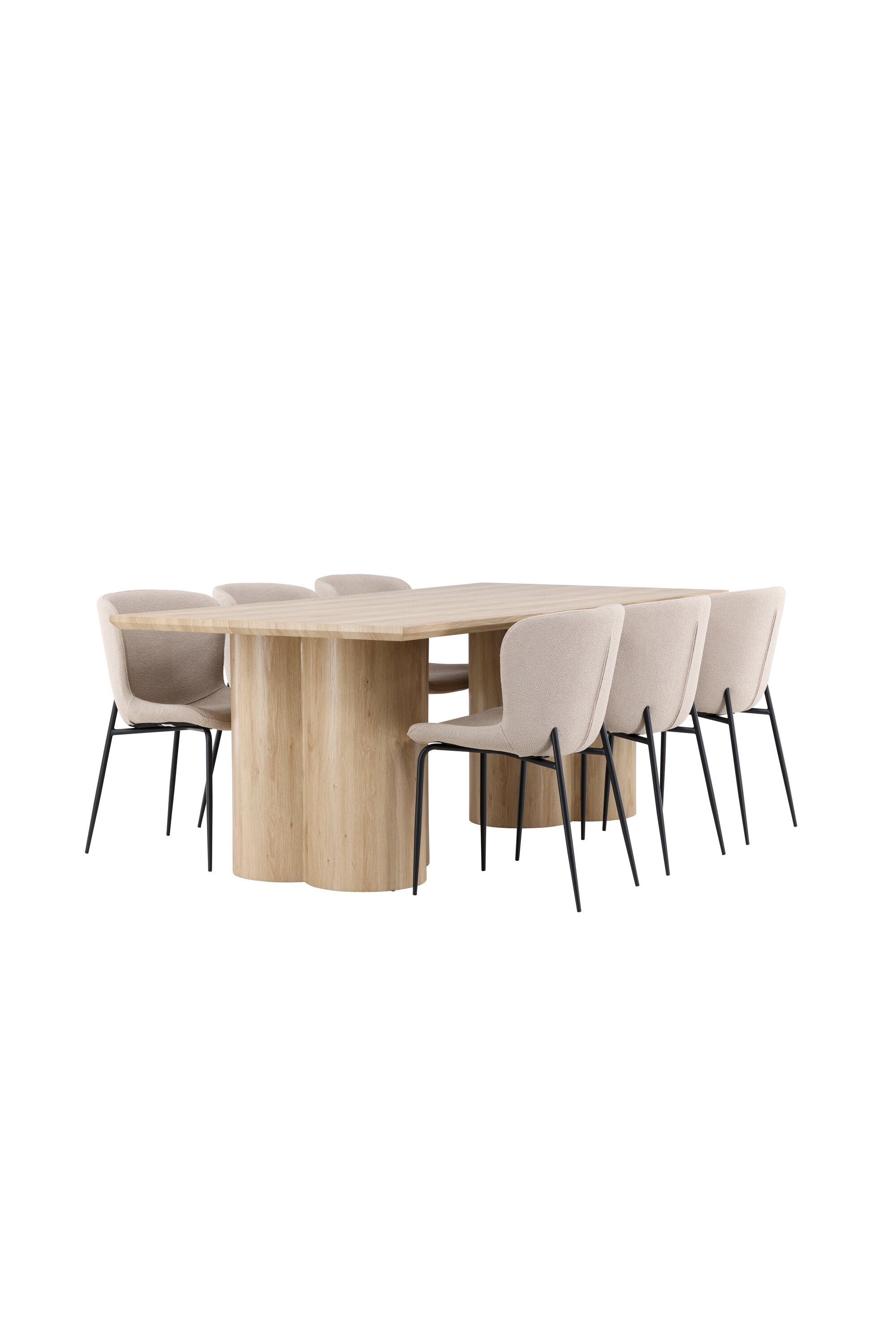 Olivia Matbord med Modesto Matstol-GR Dining Set-Venture Home-peaceofhome.se