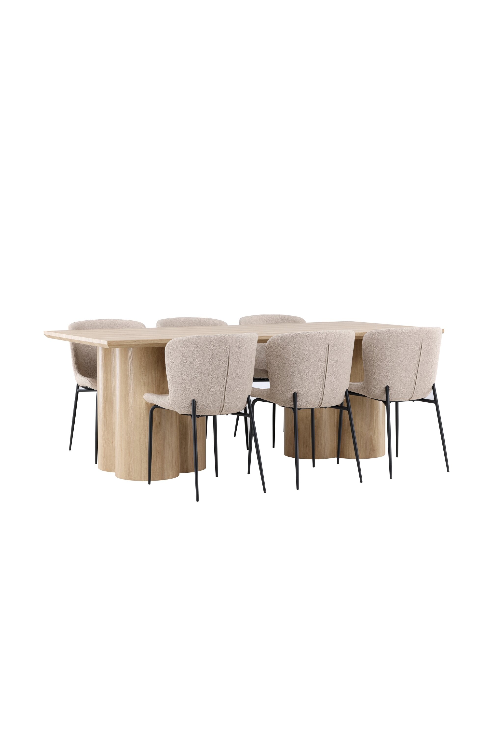 Olivia Matbord med Modesto Matstol-GR Dining Set-Venture Home-peaceofhome.se