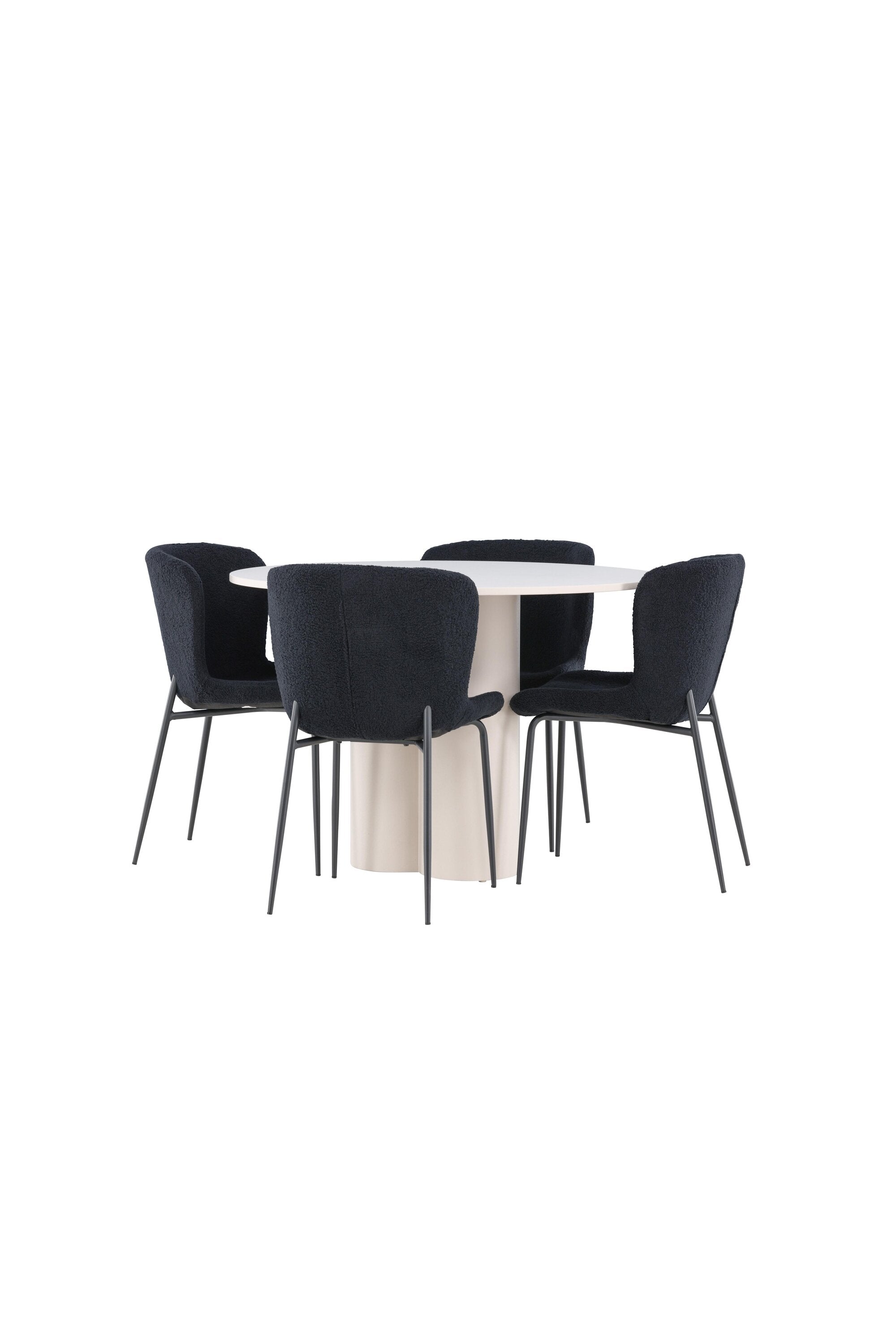 Olivia Matbord med Modesto Matstol-GR Dining Set-Venture Home-peaceofhome.se