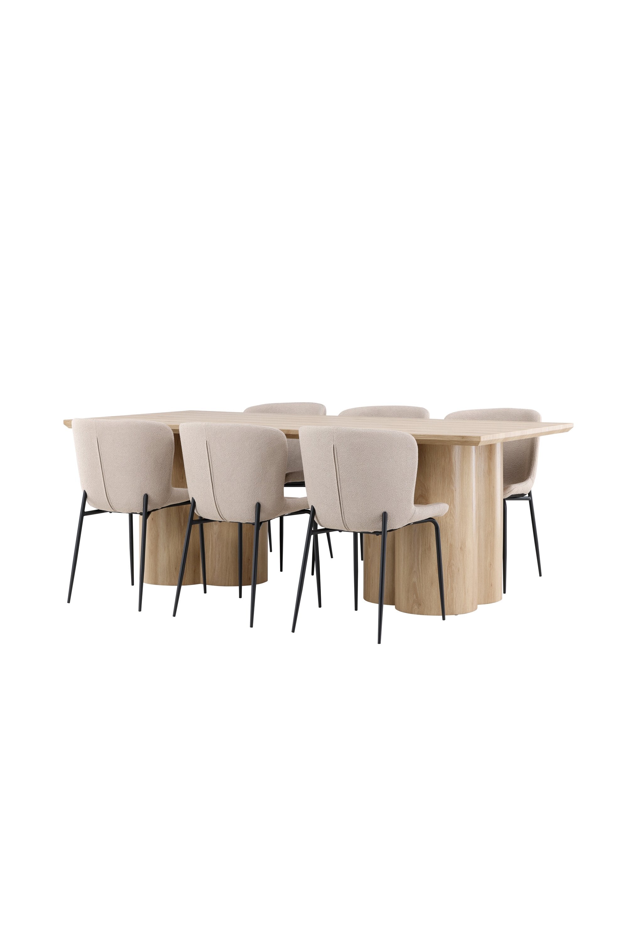 Olivia Matbord med Modesto Matstol-GR Dining Set-Venture Home-peaceofhome.se