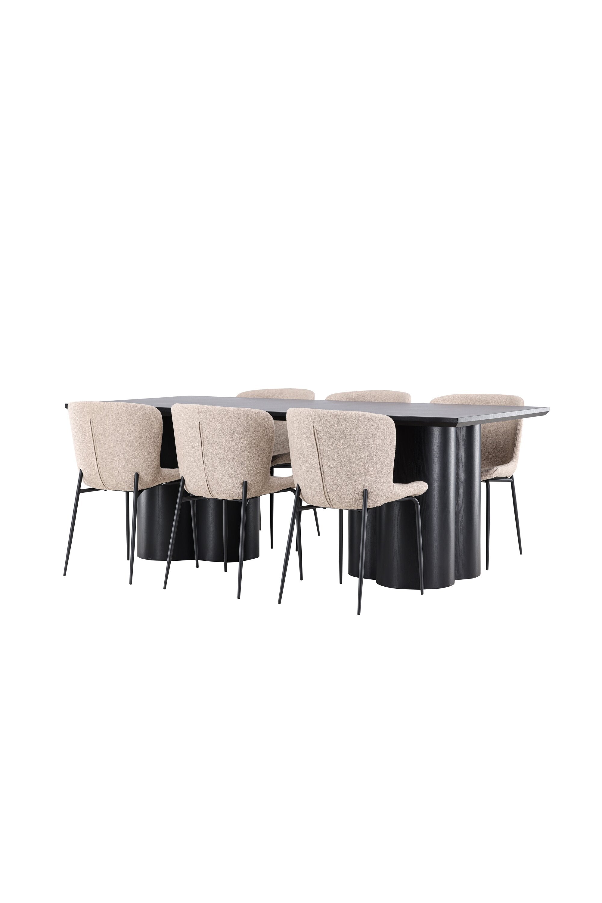 Olivia Matbord med Modesto Matstol-GR Dining Set-Venture Home-peaceofhome.se