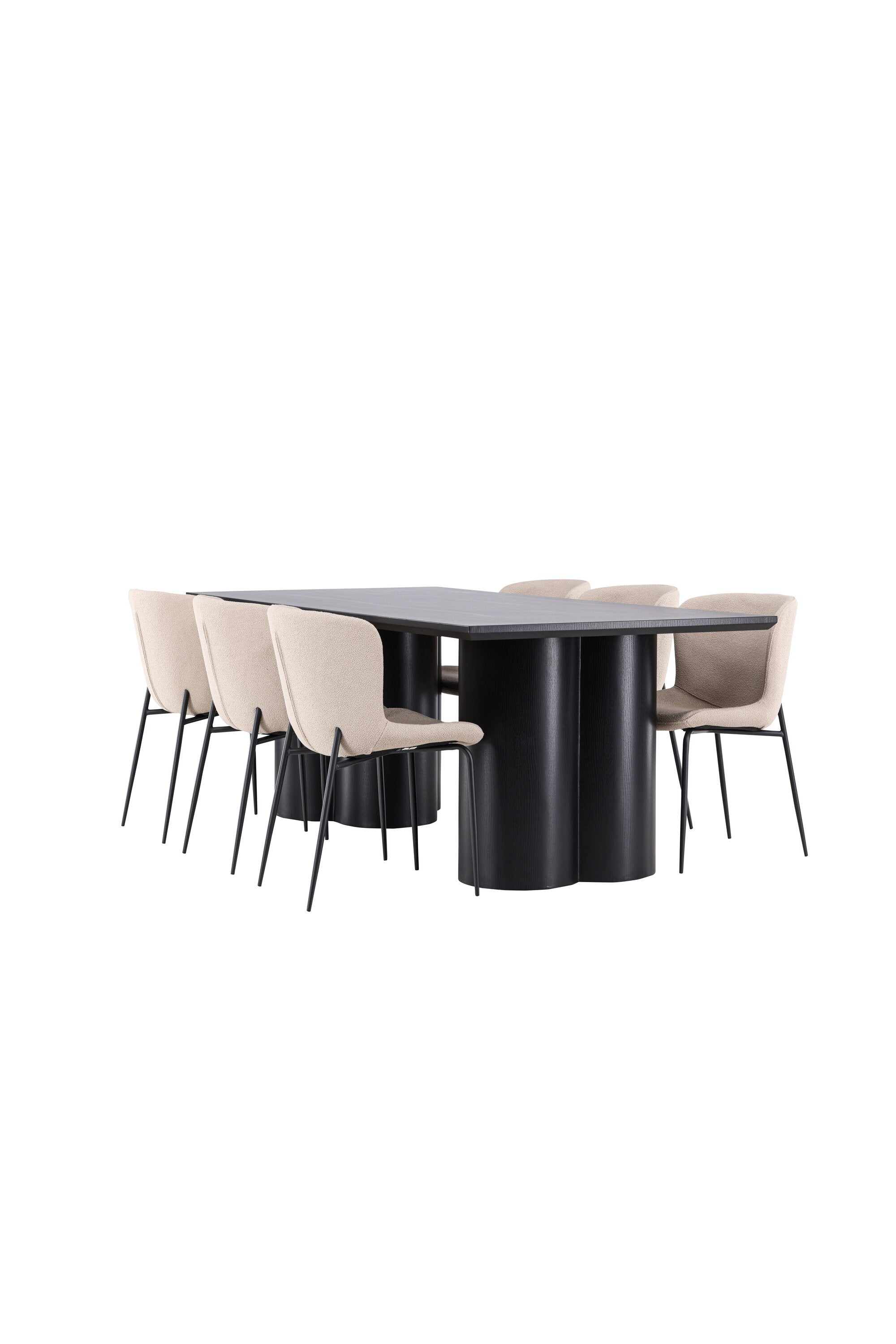 Olivia Matbord med Modesto Matstol-GR Dining Set-Venture Home-peaceofhome.se