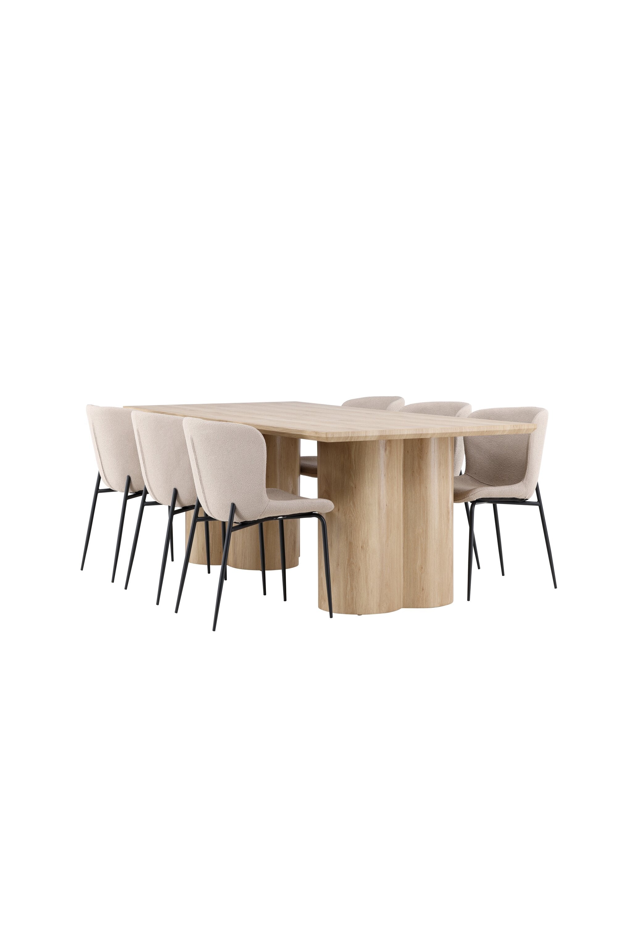 Olivia Matbord med Modesto Matstol-GR Dining Set-Venture Home-peaceofhome.se