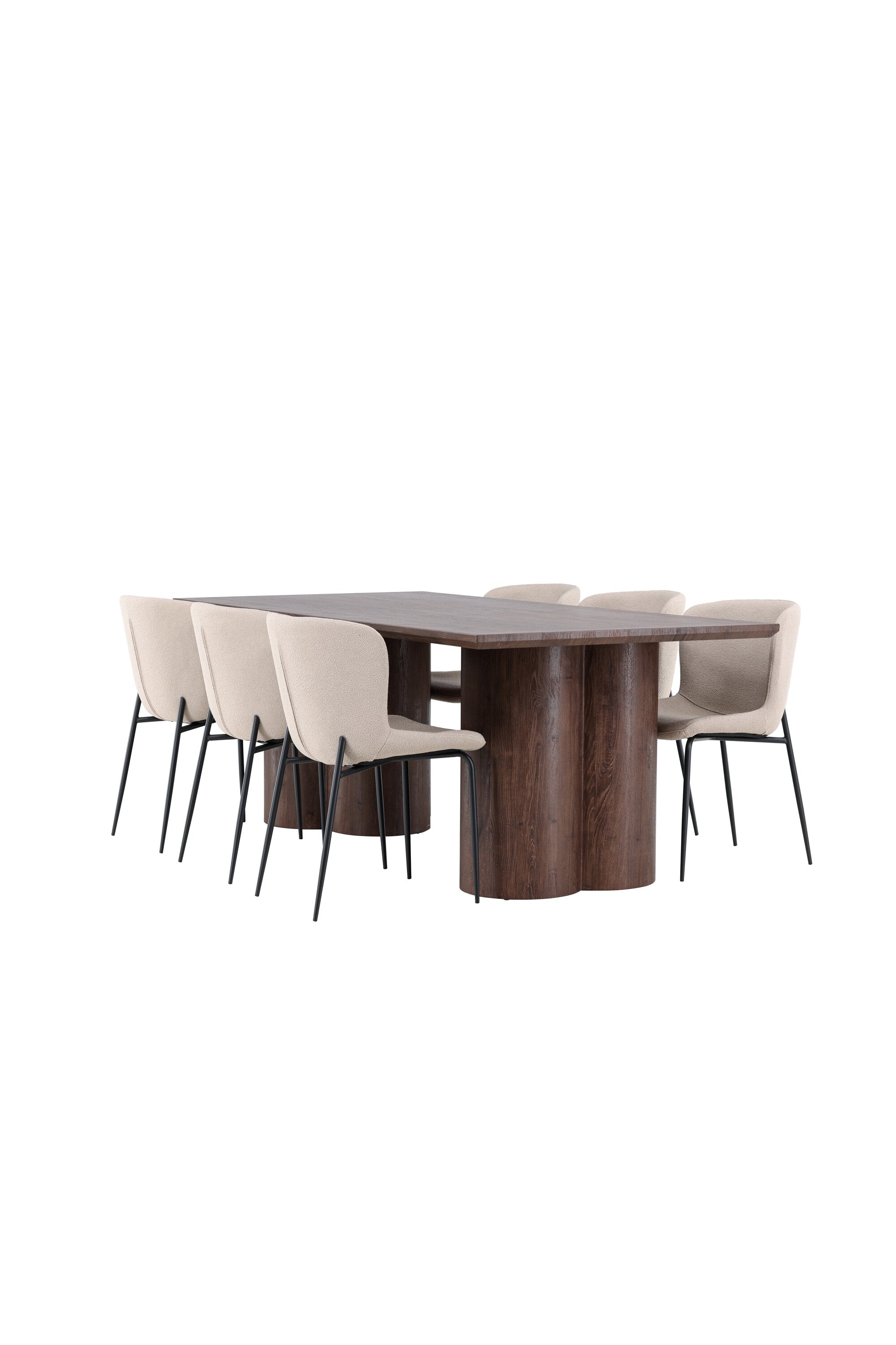 Olivia Matbord med Modesto Matstol-GR Dining Set-Venture Home-peaceofhome.se