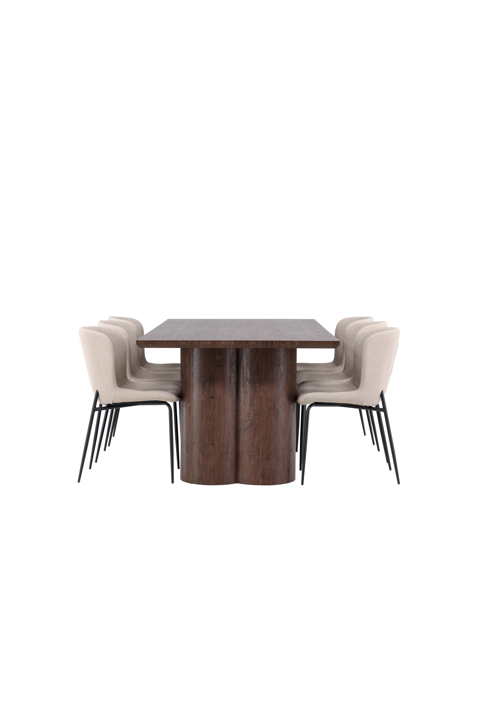 Olivia Matbord med Modesto Matstol-GR Dining Set-Venture Home-peaceofhome.se