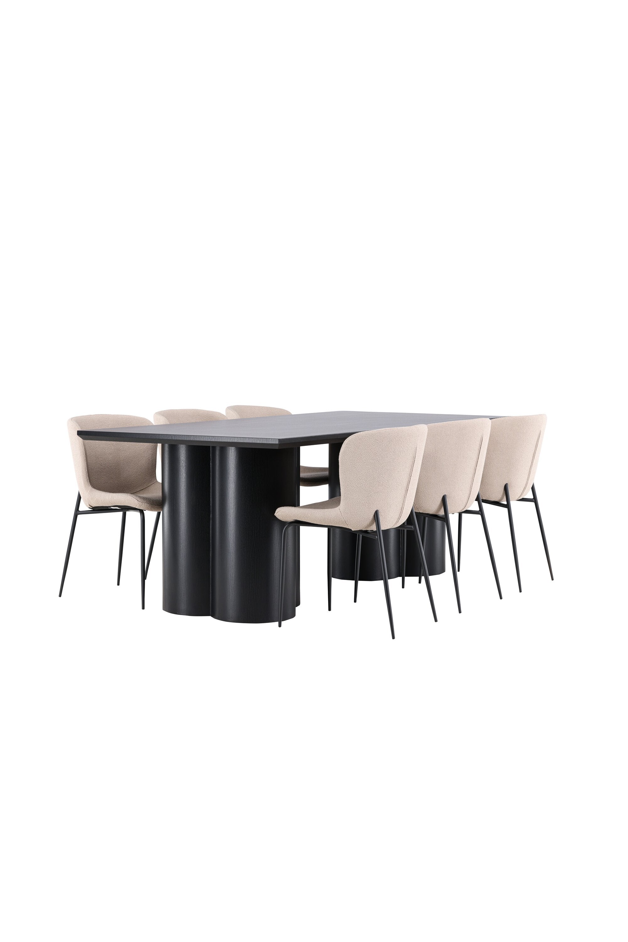 Olivia Matbord med Modesto Matstol-GR Dining Set-Venture Home-peaceofhome.se