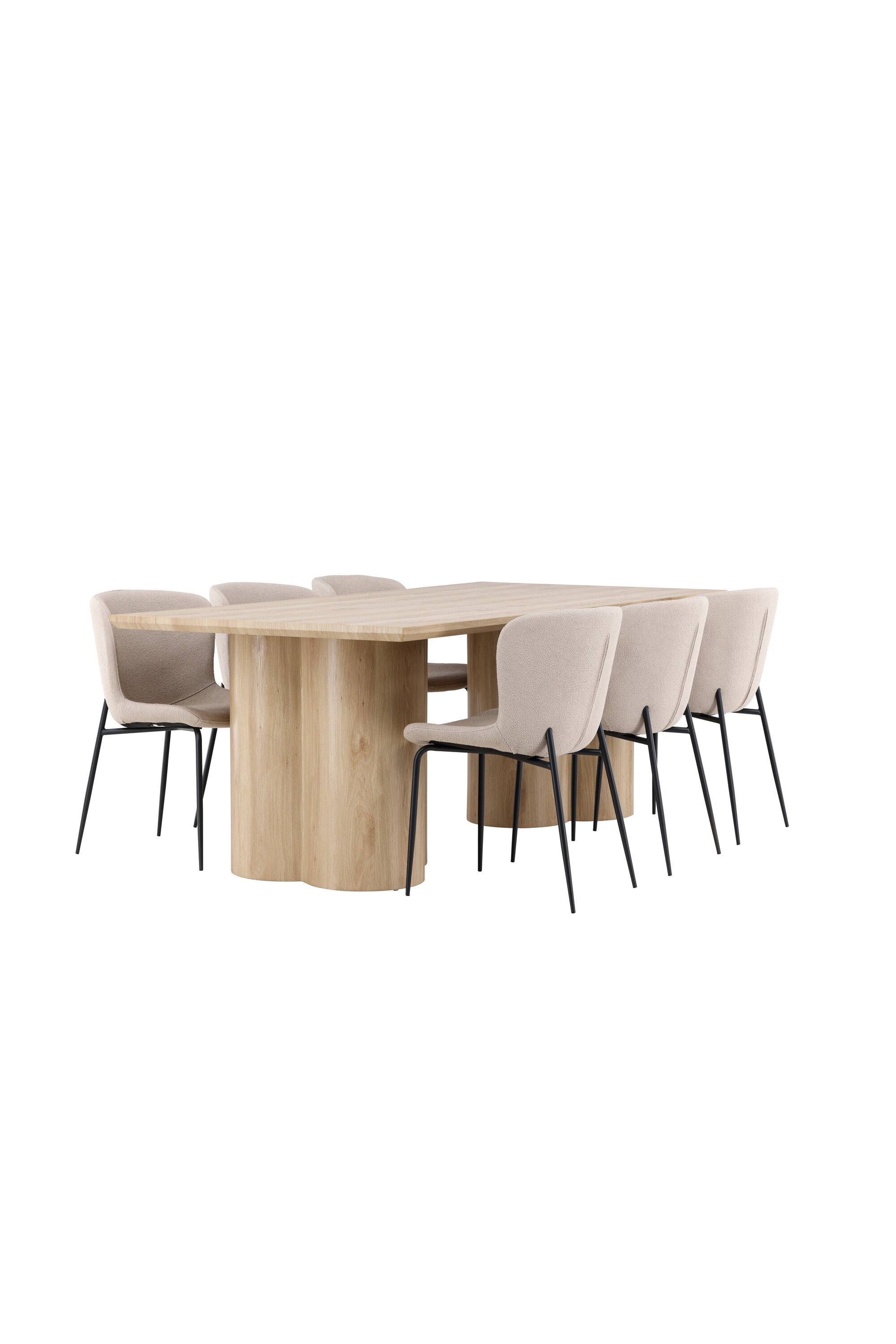 Olivia Matbord med Modesto Matstol-GR Dining Set-Venture Home-peaceofhome.se