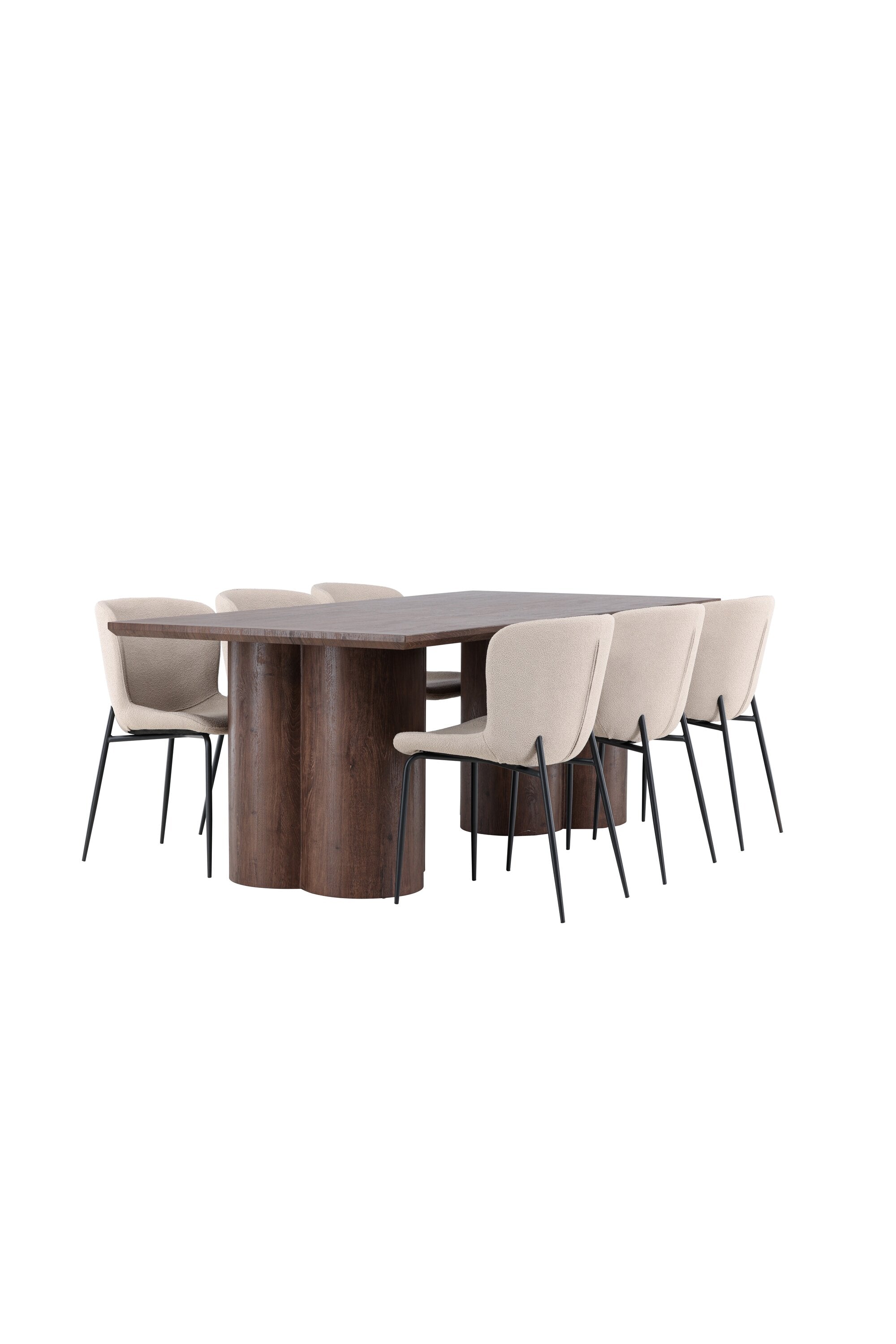 Olivia Matbord med Modesto Matstol-GR Dining Set-Venture Home-peaceofhome.se