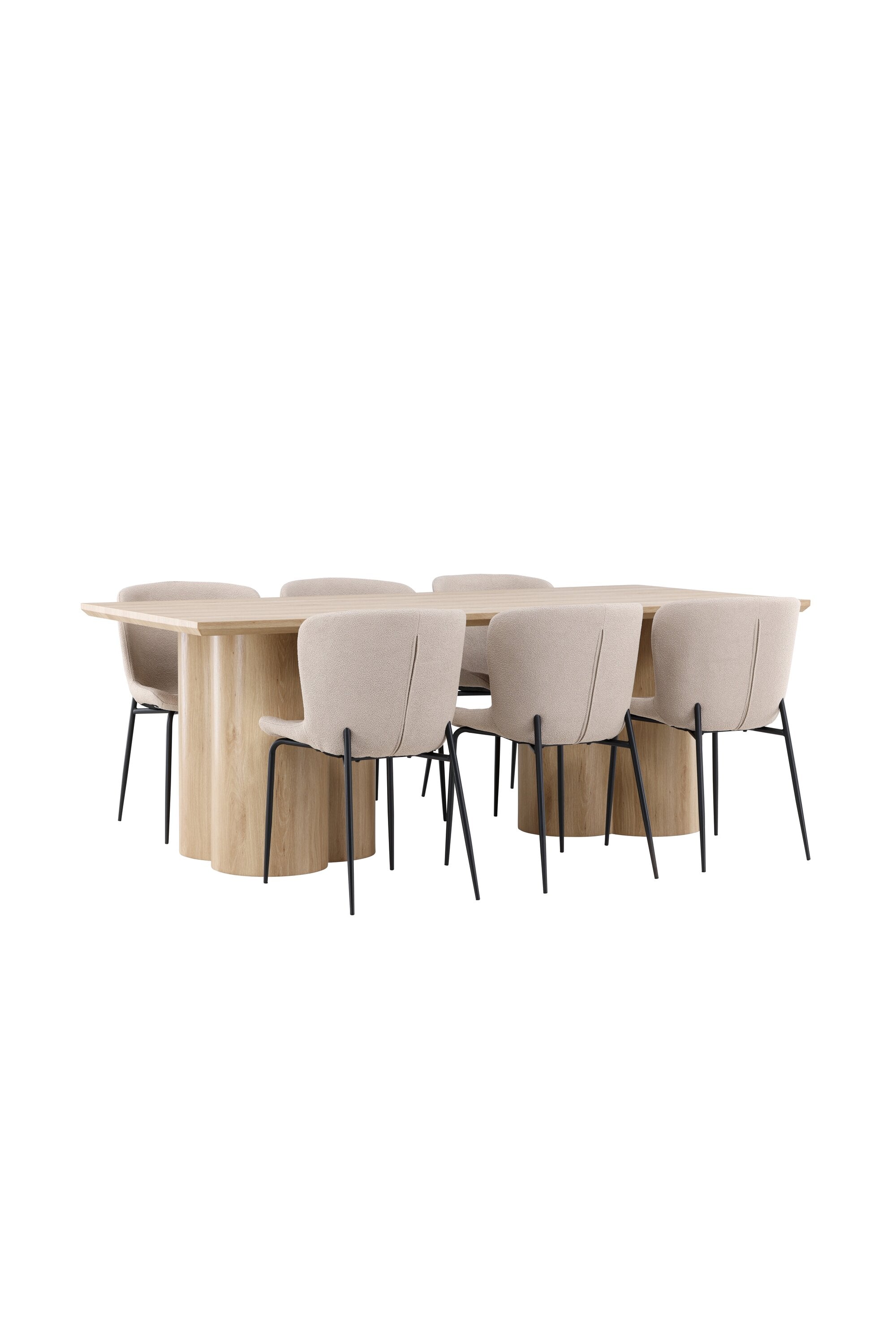 Olivia Matbord med Modesto Matstol-GR Dining Set-Venture Home-peaceofhome.se