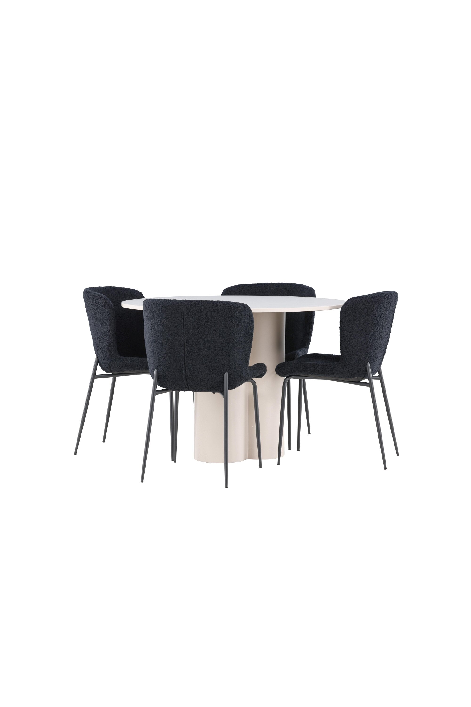 Olivia Matbord med Modesto Matstol-GR Dining Set-Venture Home-peaceofhome.se