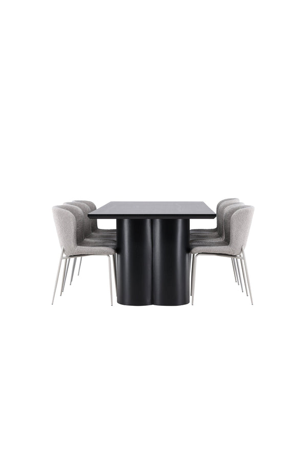 Olivia Matbord med Modesto Matstol-GR Dining Set-Venture Home-peaceofhome.se